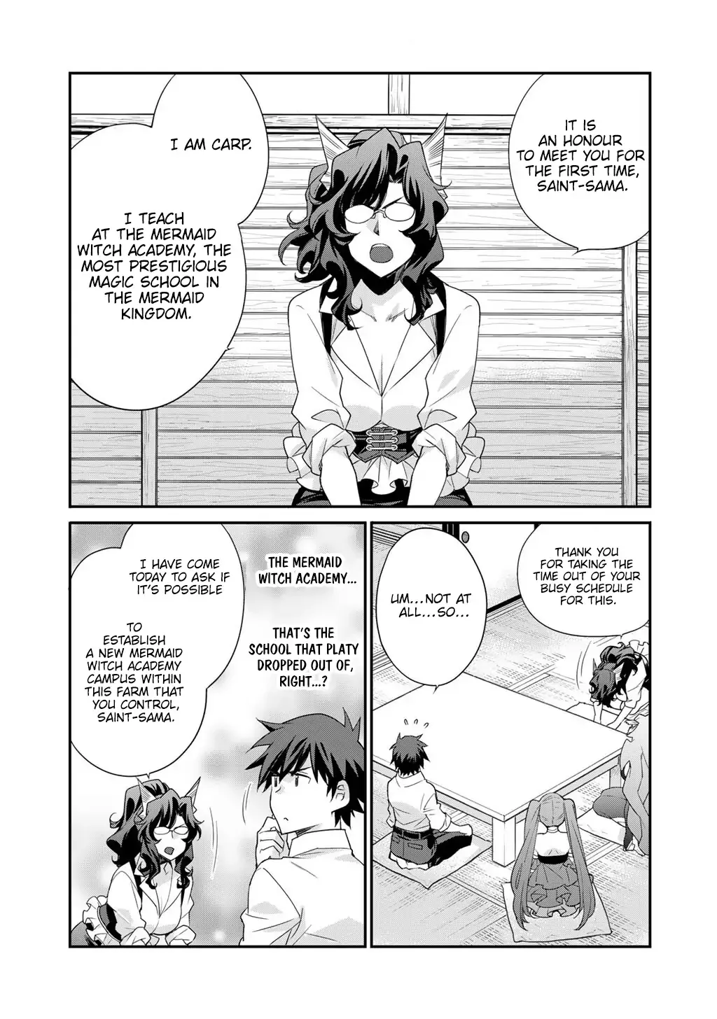 Isekai de Tochi o Katte Noujou o Tsukurou Chapter 64 page 12 - 