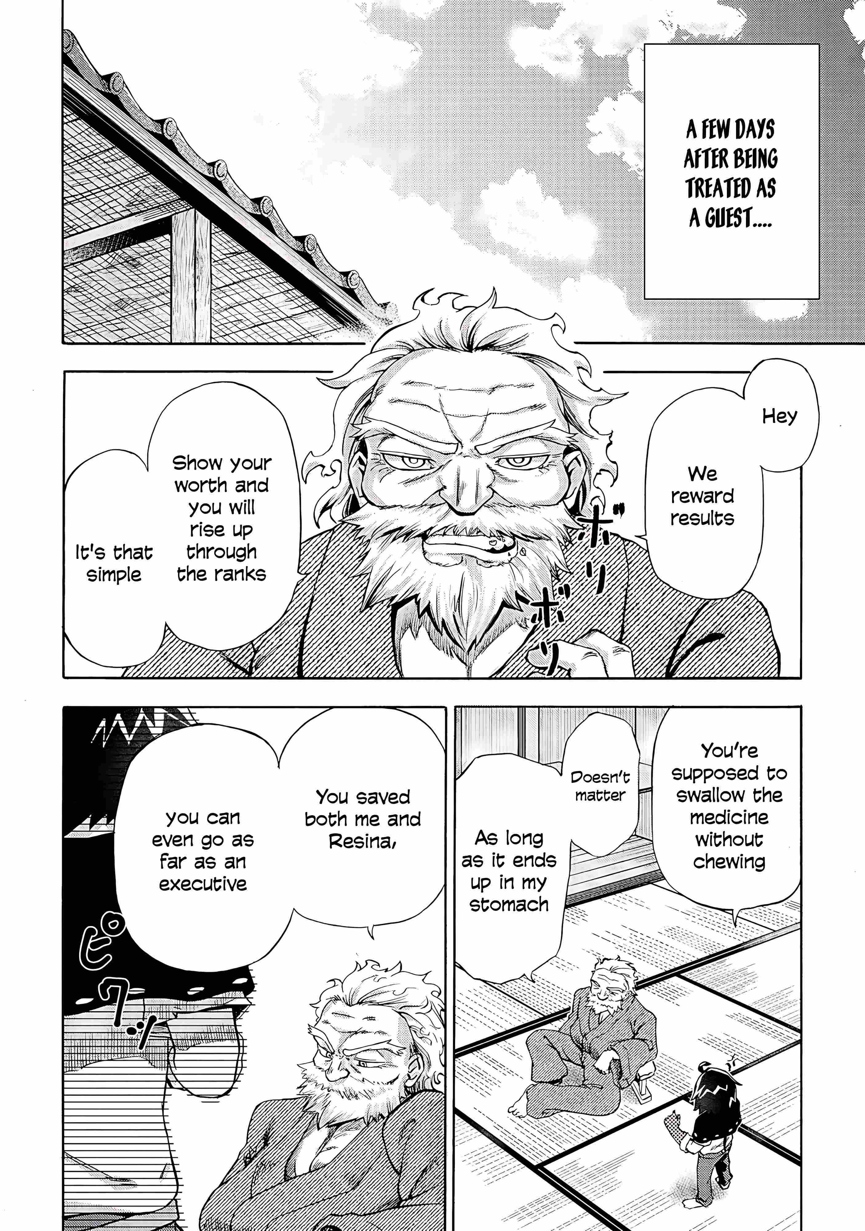Isekai de Yakuza Hajimemashita: Yume no Henkyou Slow Life wa Oazuke-chuu Chapter 3 page 13 - 