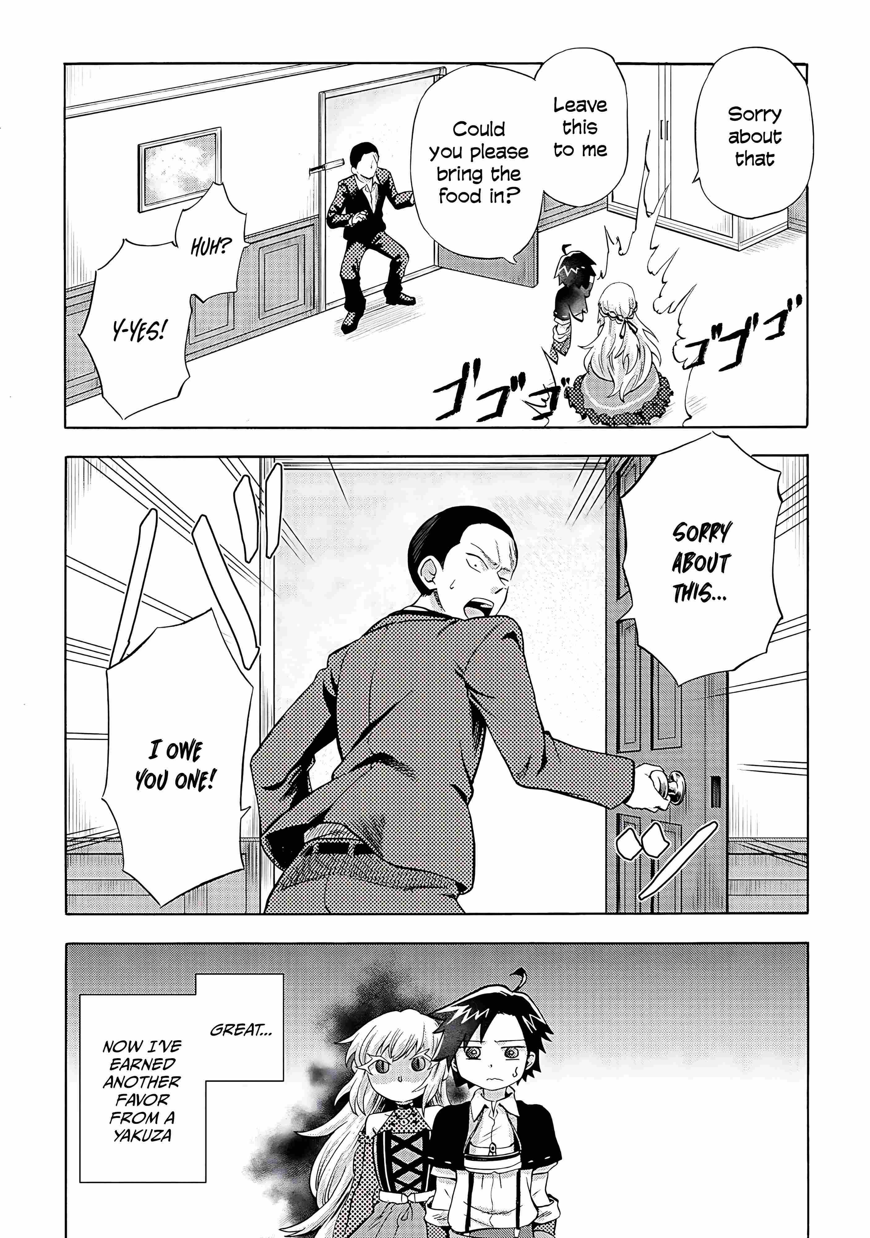 Isekai de Yakuza Hajimemashita: Yume no Henkyou Slow Life wa Oazuke-chuu Chapter 3 page 21 - 