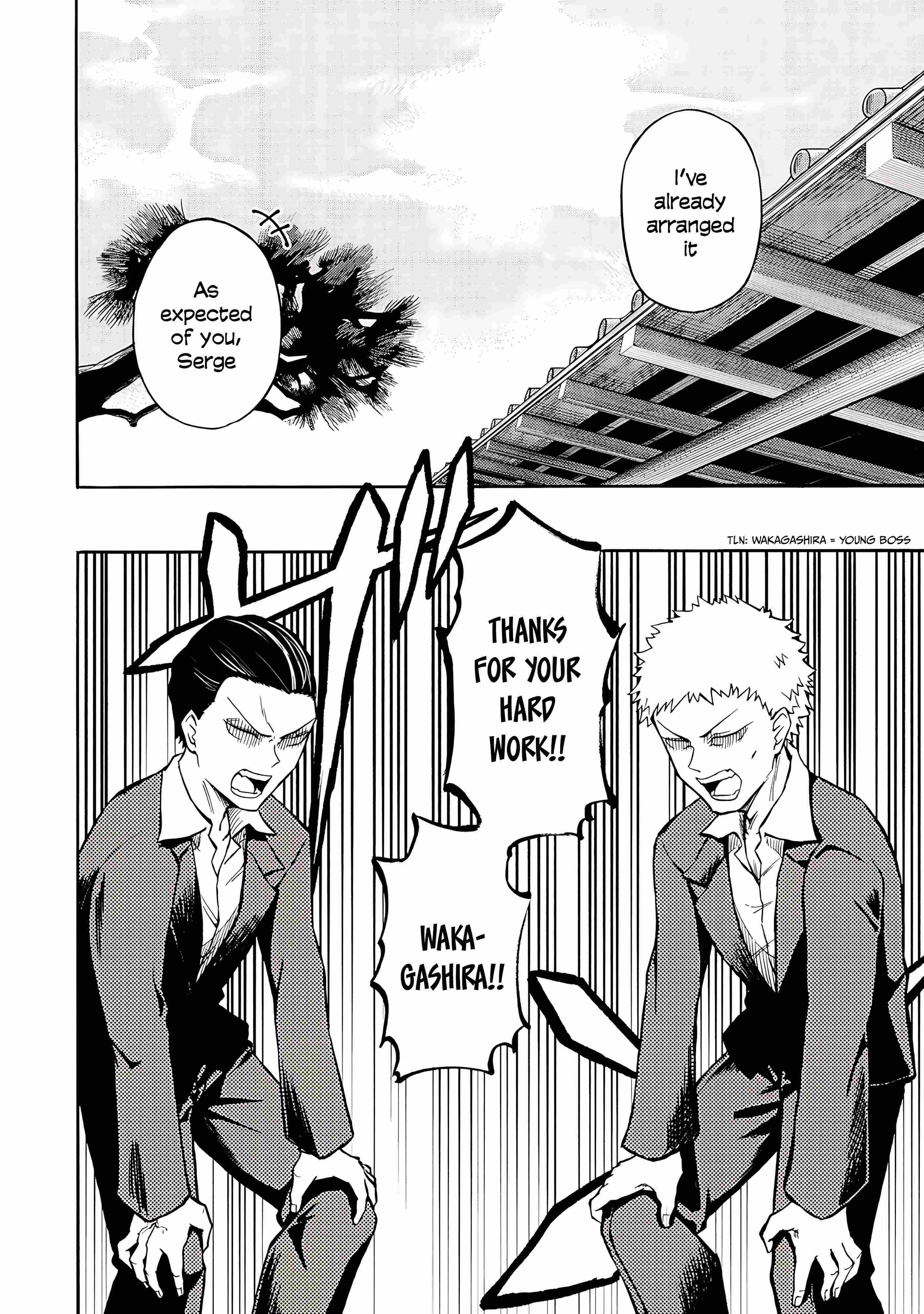 Isekai de Yakuza Hajimemashita: Yume no Henkyou Slow Life wa Oazuke-chuu Chapter 5 page 15 - 