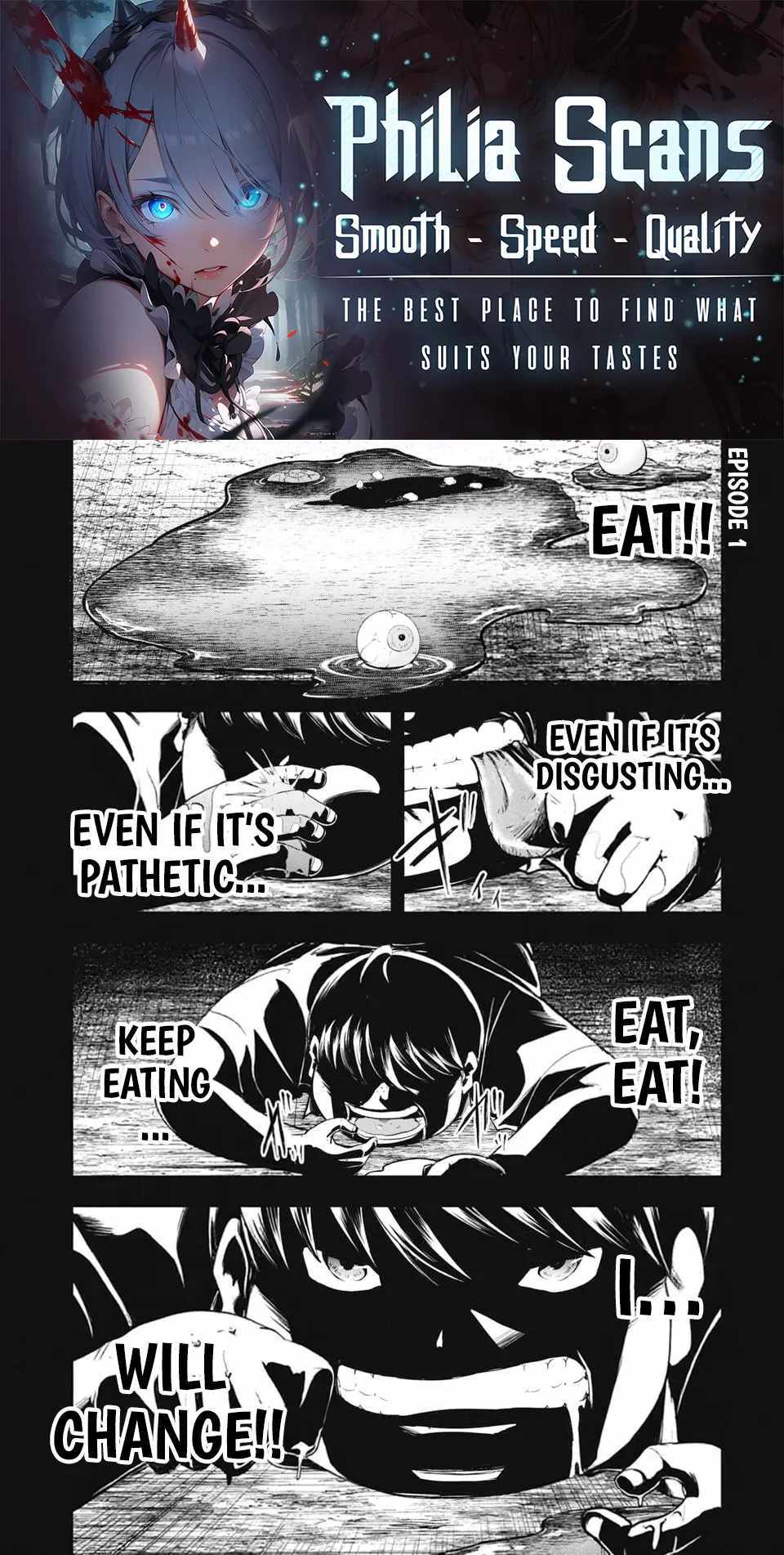 Isekai Demon Eater  I Became a Monster Eating Hero and Rebelled Against the Kingdom That Abandoned Me Chapter 1 page 1 - 