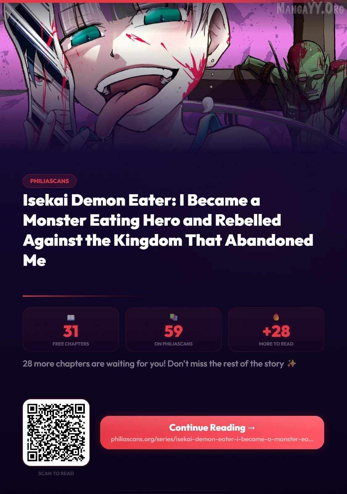 Isekai Demon Eater  I Became a Monster Eating Hero and Rebelled Against the Kingdom That Abandoned Me Chapter 31 page 2 - 