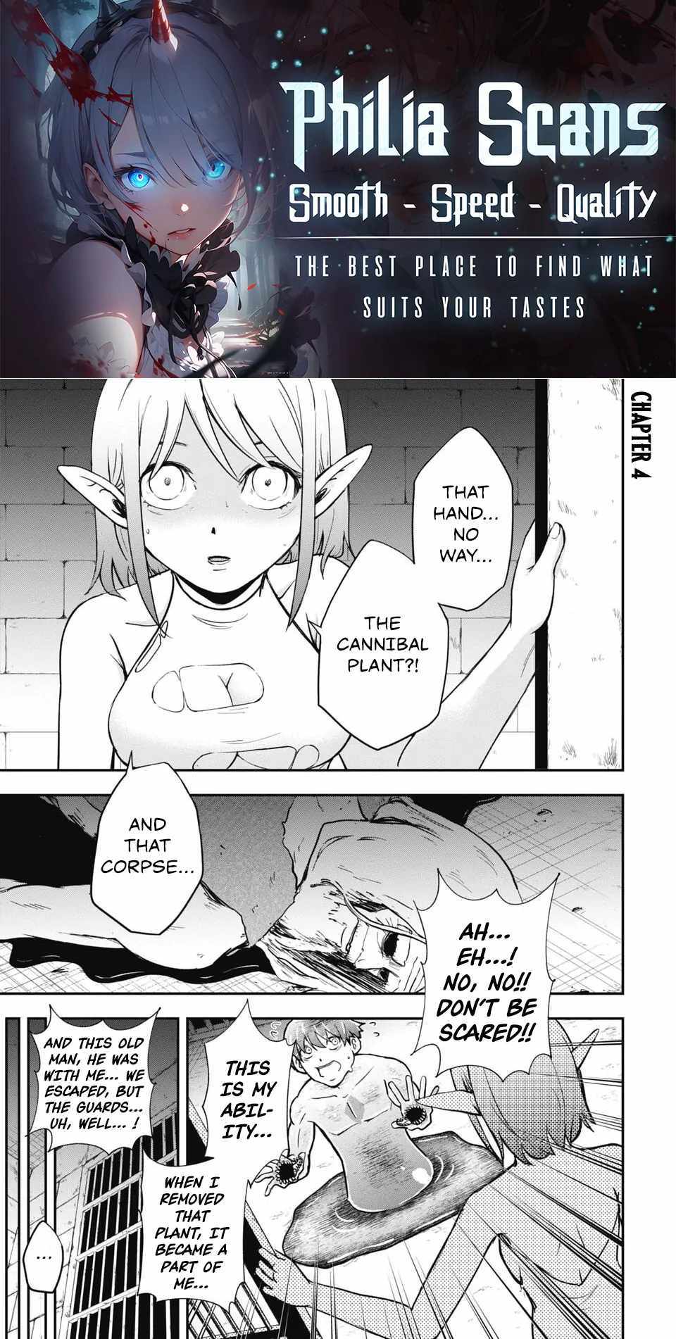 Isekai Demon Eater  I Became a Monster Eating Hero and Rebelled Against the Kingdom That Abandoned Me Chapter 4 page 1 - 