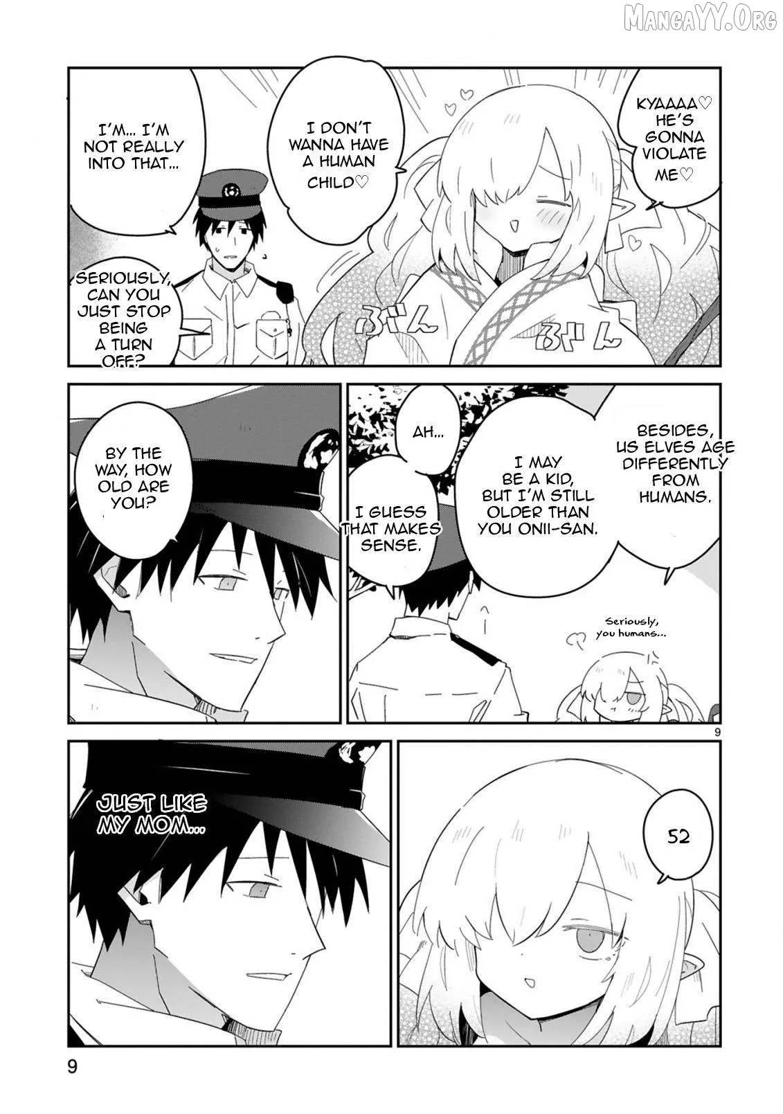 Isekai Elf Mura no Omawari-san Chapter 1 page 9 - 