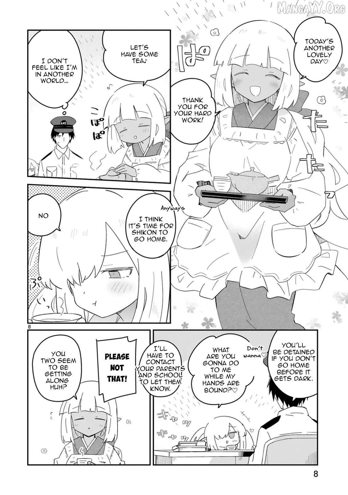 Isekai Elf Mura no Omawari-san Chapter 2 page 8 - 