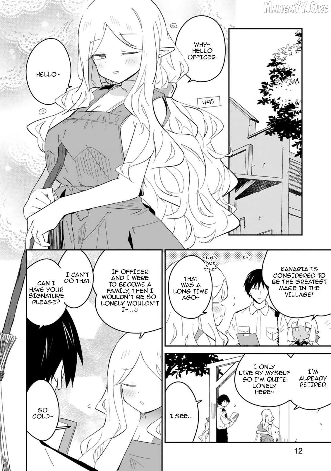 Isekai Elf Mura no Omawari-san Chapter 4 page 12 - 