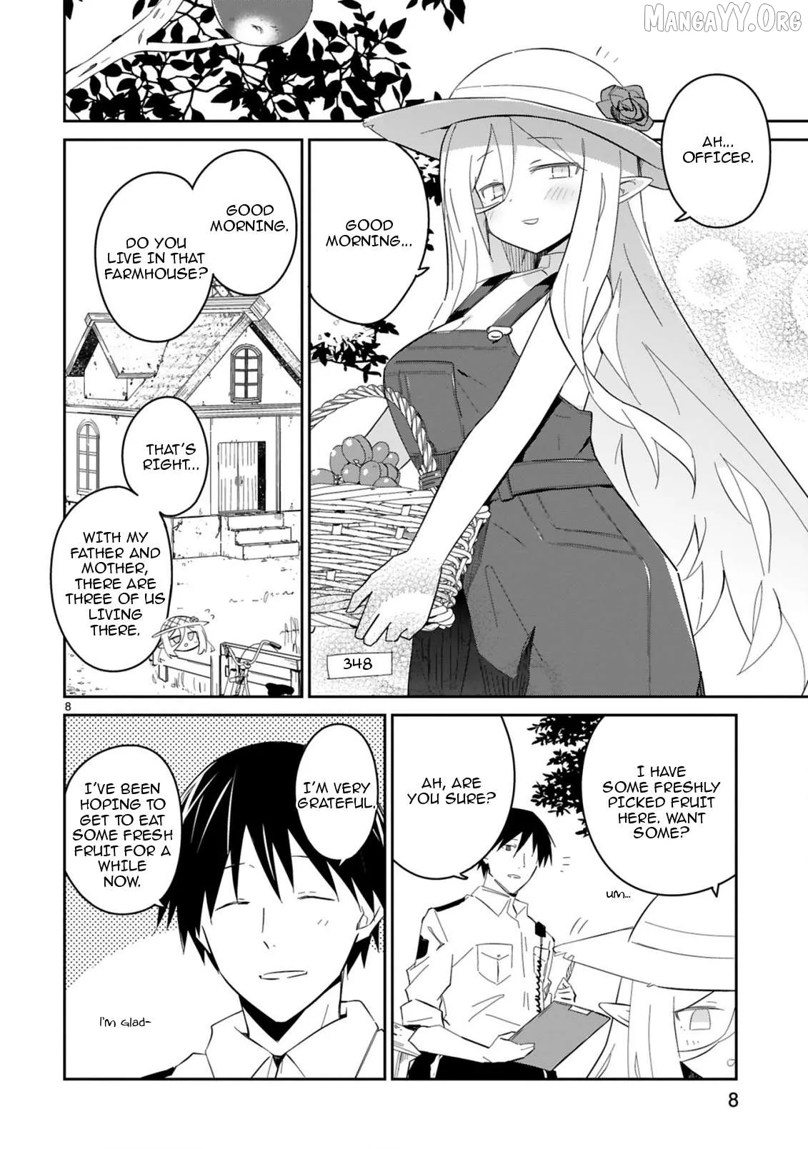 Isekai Elf Mura no Omawari-san Chapter 4 page 8 - 