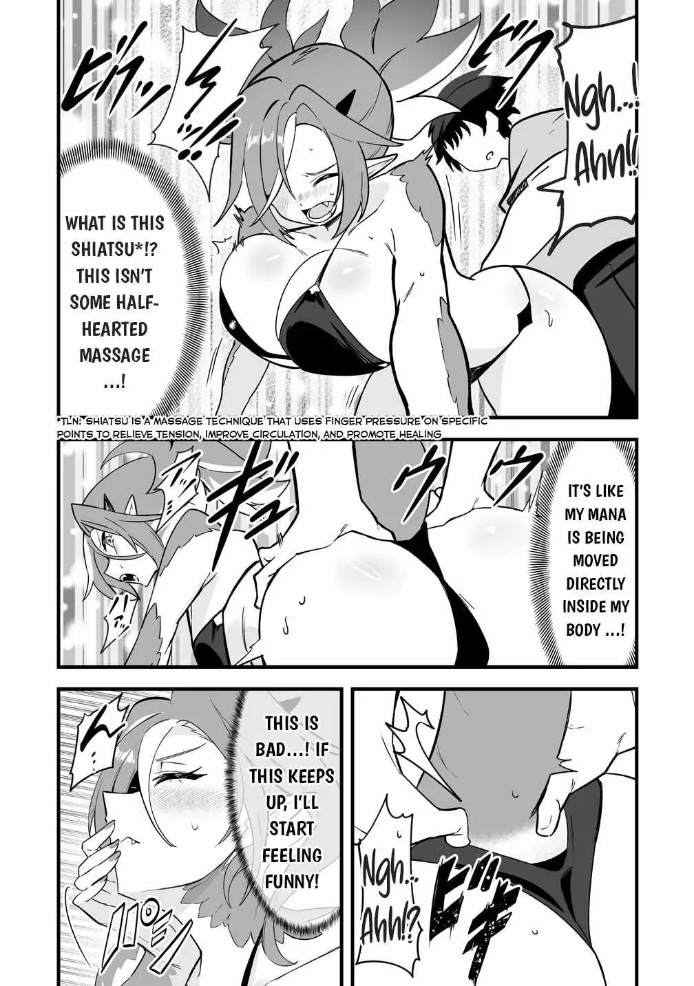 Isekai Harem Massage Kami no Shiatsu de Nayameru Monster Musume-tachi o Momihogusu! Chapter 1 page 22 - 