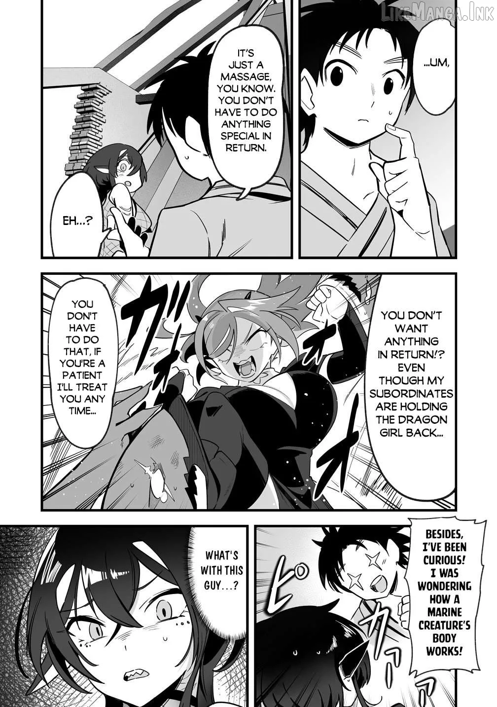 Isekai Harem Massage Kami no Shiatsu de Nayameru Monster Musume-tachi o Momihogusu! Chapter 3 page 12 - 