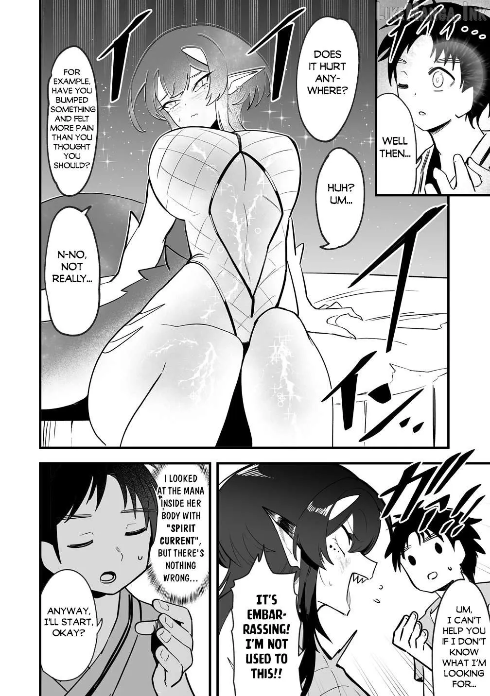 Isekai Harem Massage Kami no Shiatsu de Nayameru Monster Musume-tachi o Momihogusu! Chapter 3 page 13 - 