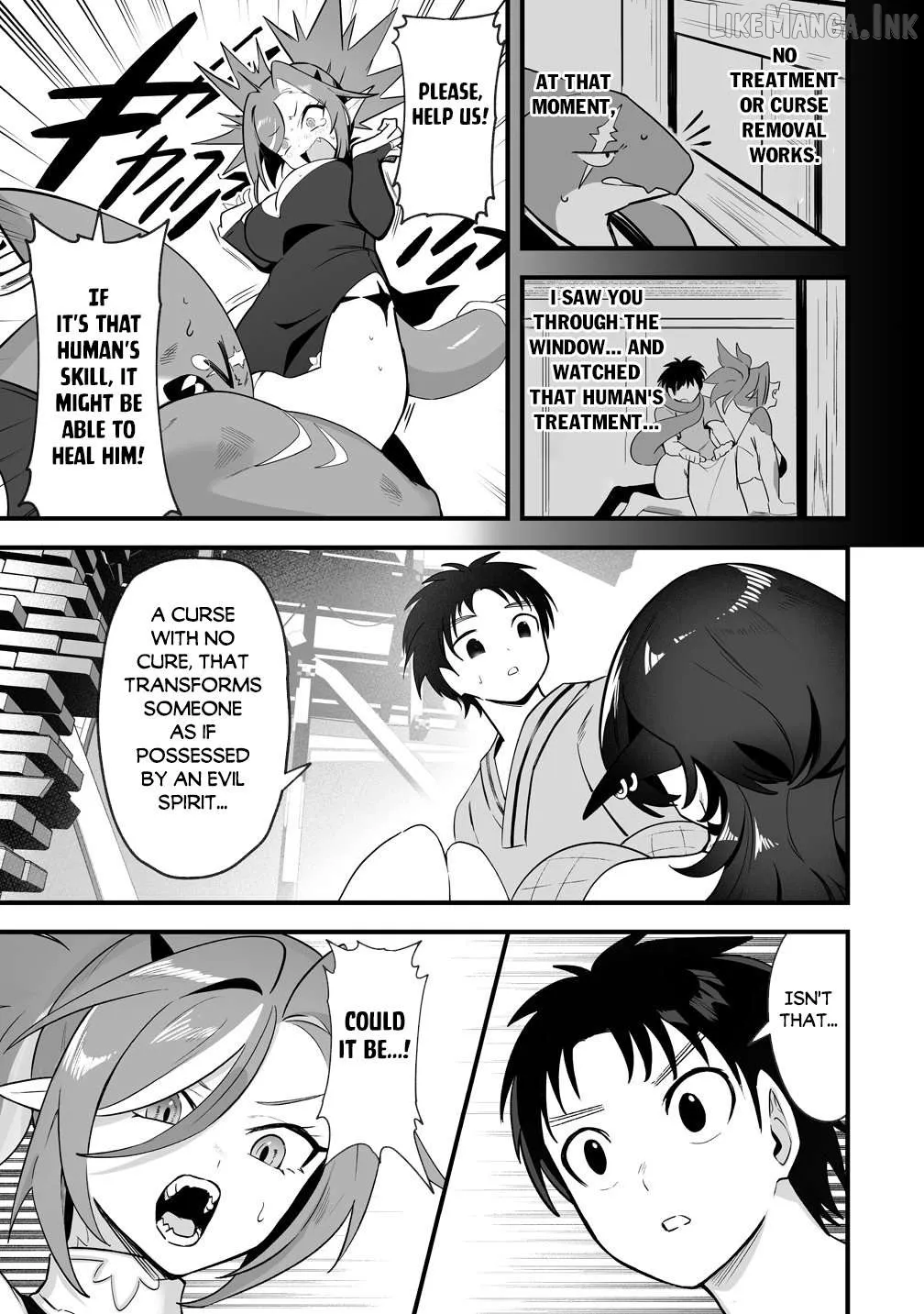 Isekai Harem Massage Kami no Shiatsu de Nayameru Monster Musume-tachi o Momihogusu! Chapter 3 page 26 - 
