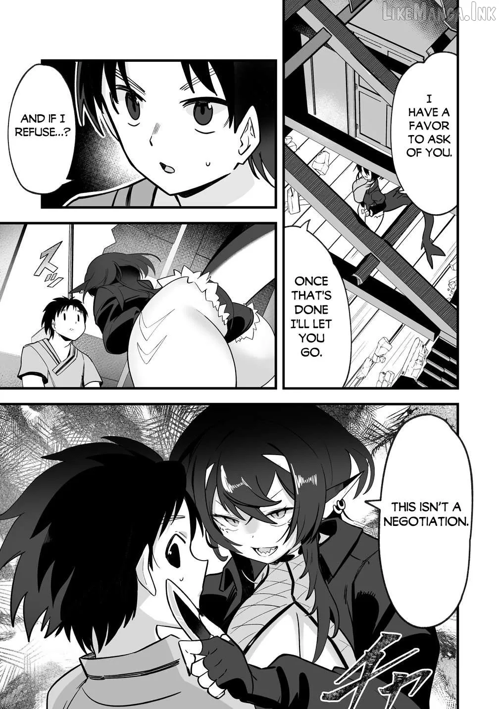 Isekai Harem Massage Kami no Shiatsu de Nayameru Monster Musume-tachi o Momihogusu! Chapter 3 page 10 - 
