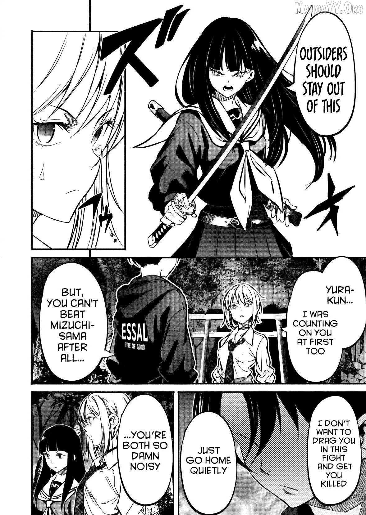 Isekai kara kikan shitara chikyuu mo kanari fantajiu deshita. Ato, makeheroin-domo kocchi minna. Chapter 11 page 9 - 