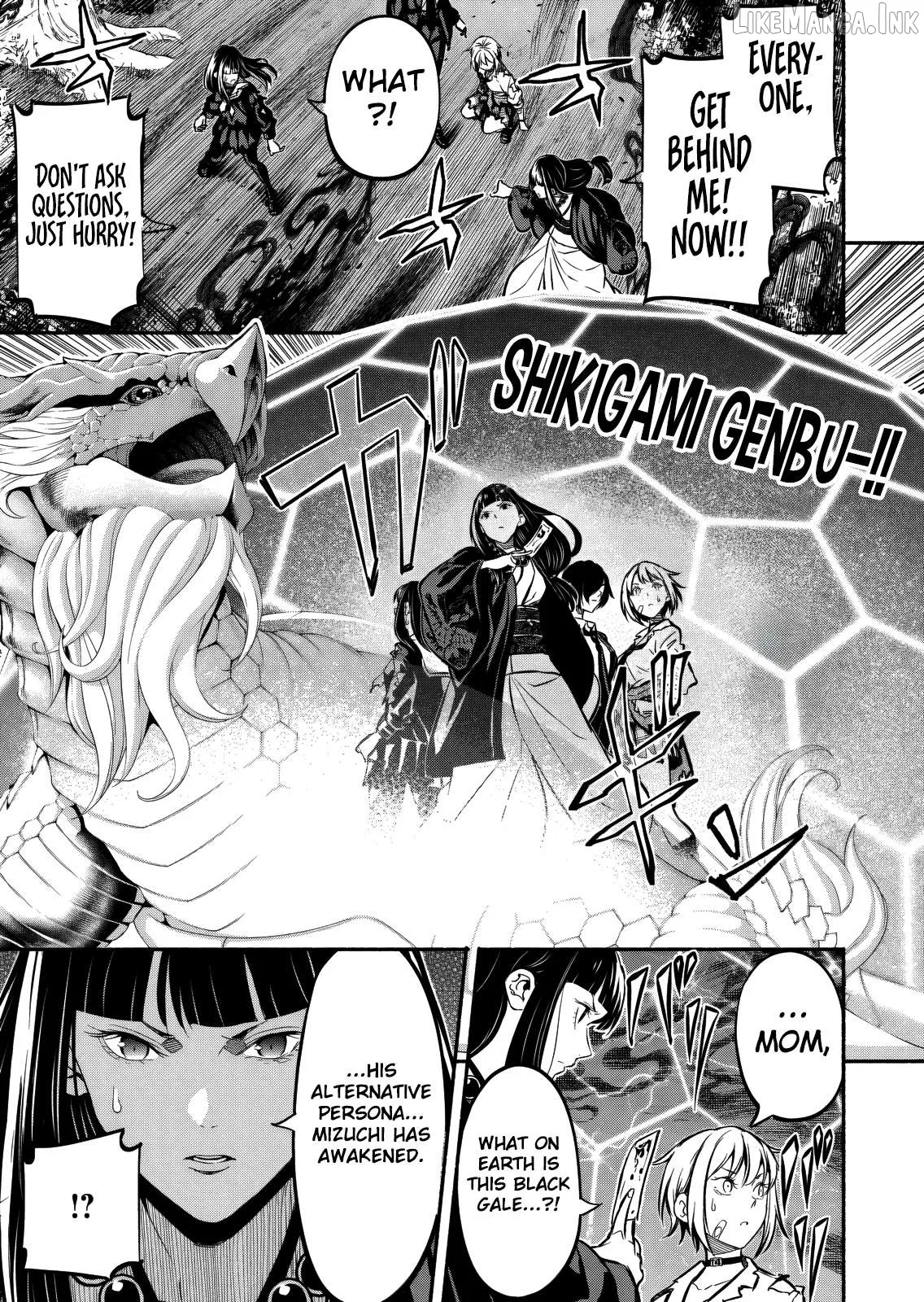 Isekai kara kikan shitara chikyuu mo kanari fantajiu deshita. Ato, makeheroin-domo kocchi minna. Chapter 12 page 16 - 