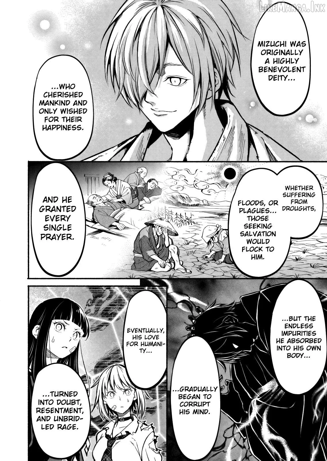 Isekai kara kikan shitara chikyuu mo kanari fantajiu deshita. Ato, makeheroin-domo kocchi minna. Chapter 12 page 17 - 