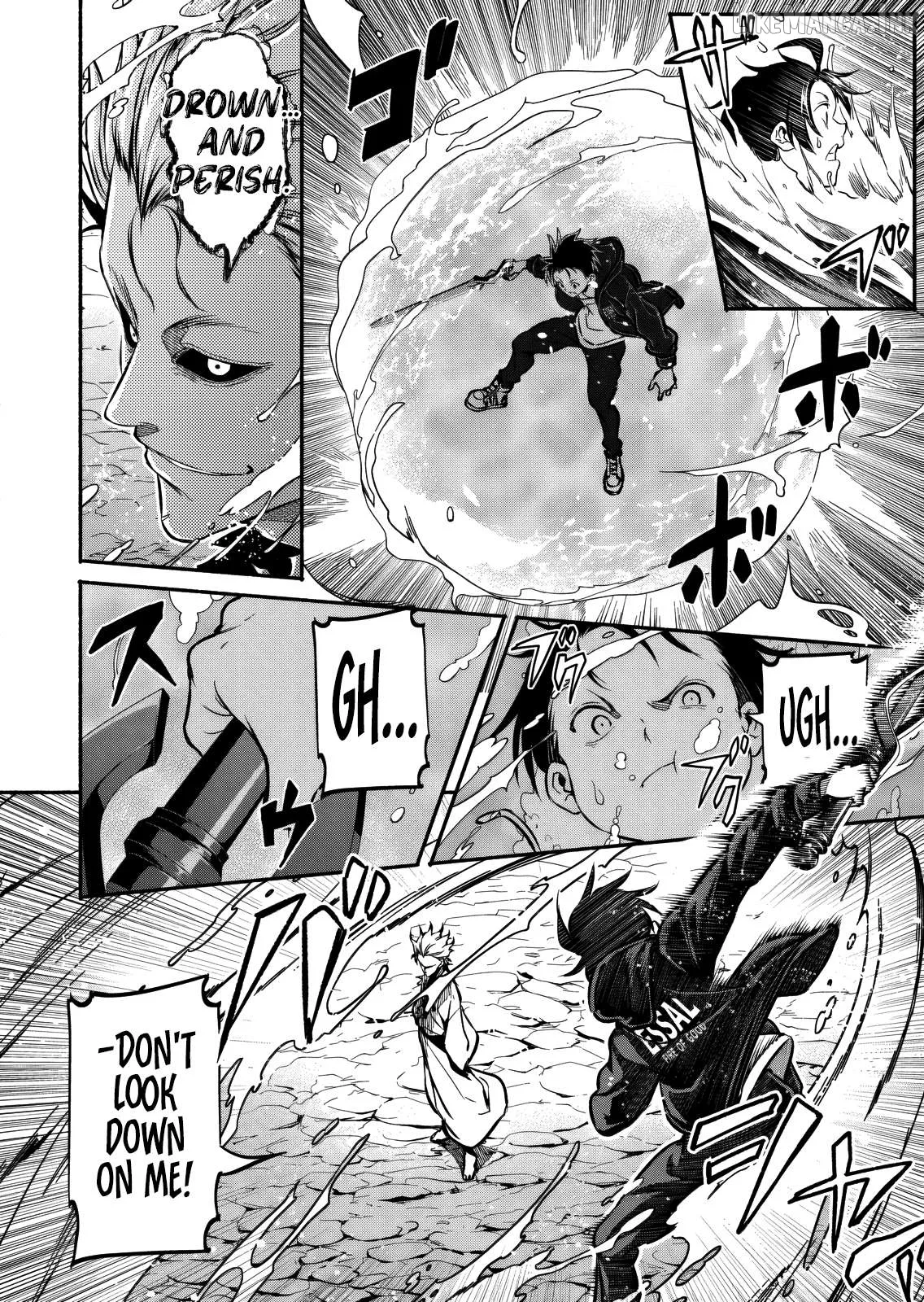 Isekai kara kikan shitara chikyuu mo kanari fantajiu deshita. Ato, makeheroin-domo kocchi minna. Chapter 12 page 21 - 