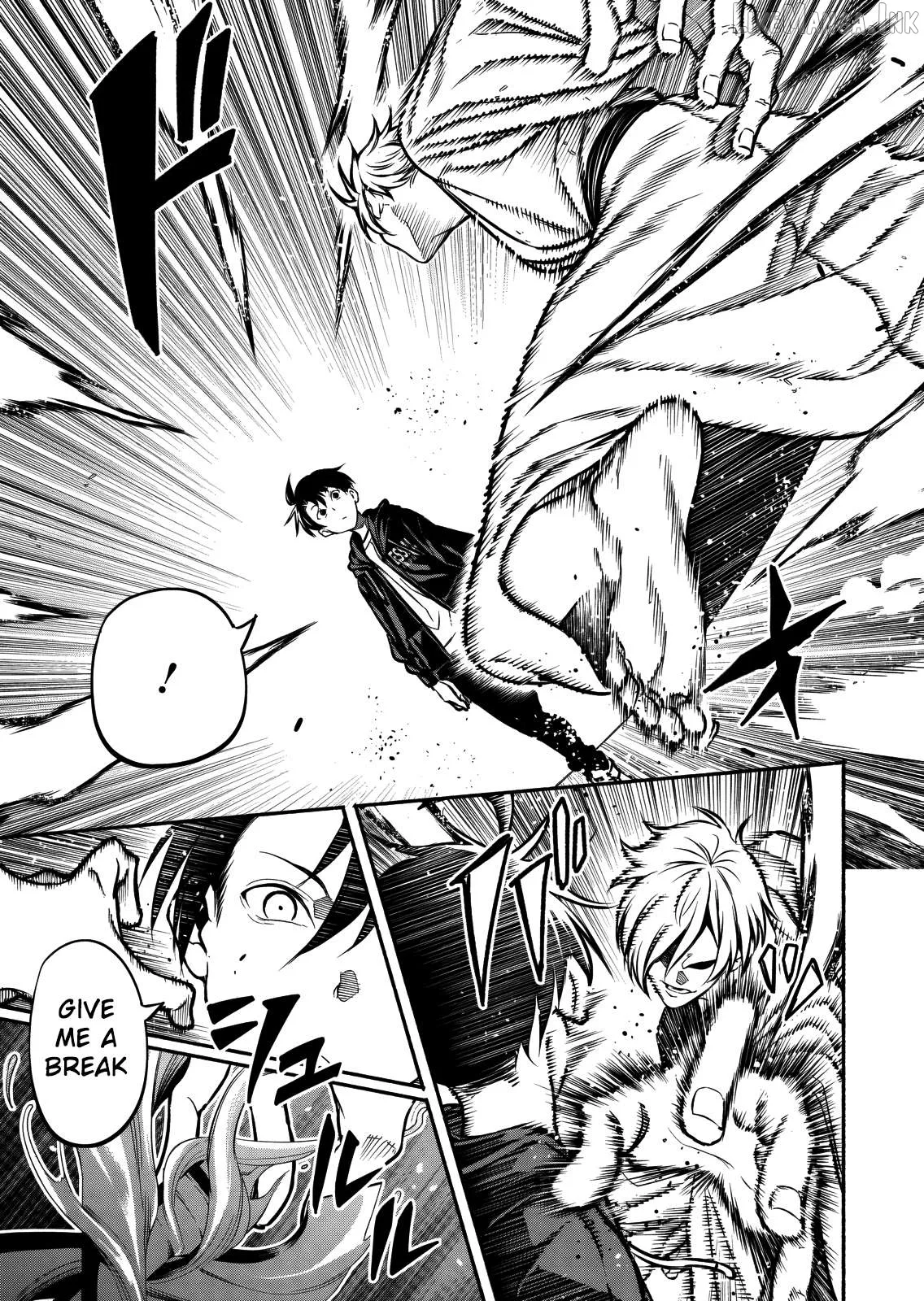 Isekai kara kikan shitara chikyuu mo kanari fantajiu deshita. Ato, makeheroin-domo kocchi minna. Chapter 12 page 8 - 