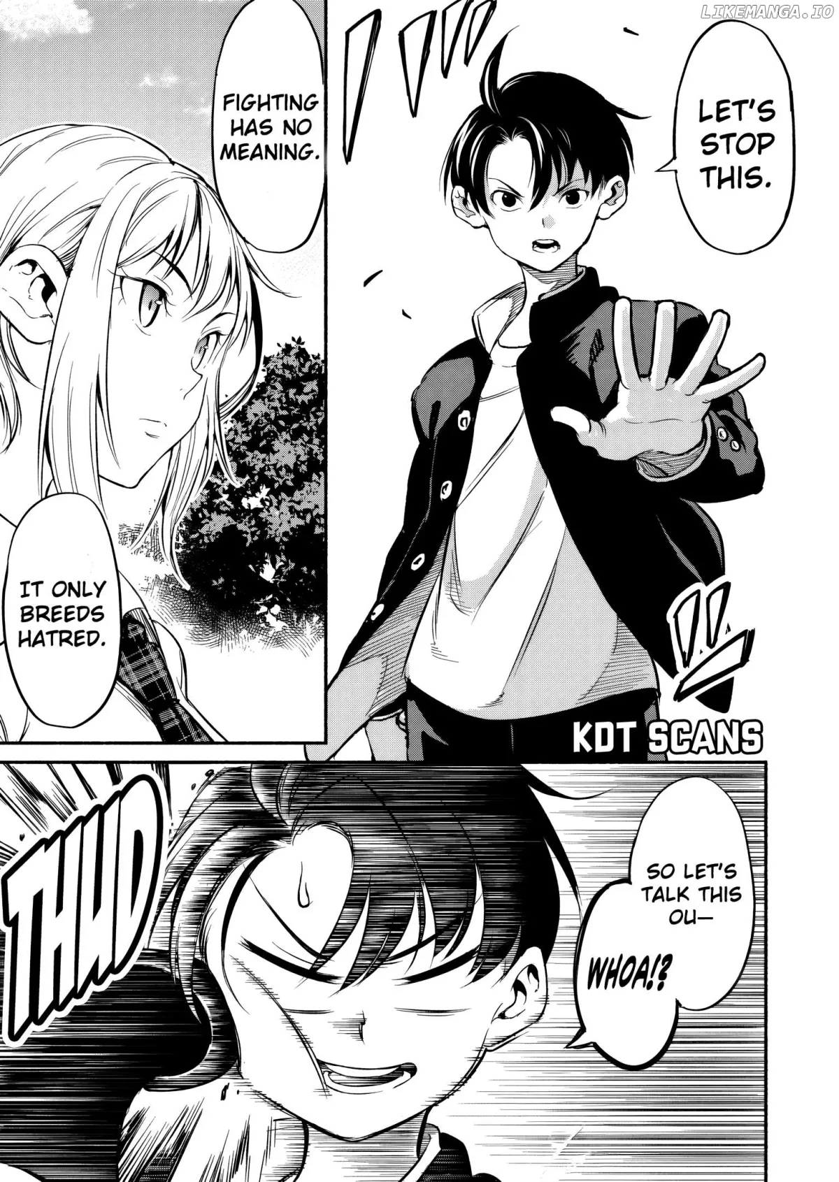 Isekai kara kikan shitara chikyuu mo kanari fantajiu deshita. Ato, makeheroin-domo kocchi minna. Chapter 2.2 page 11 - 