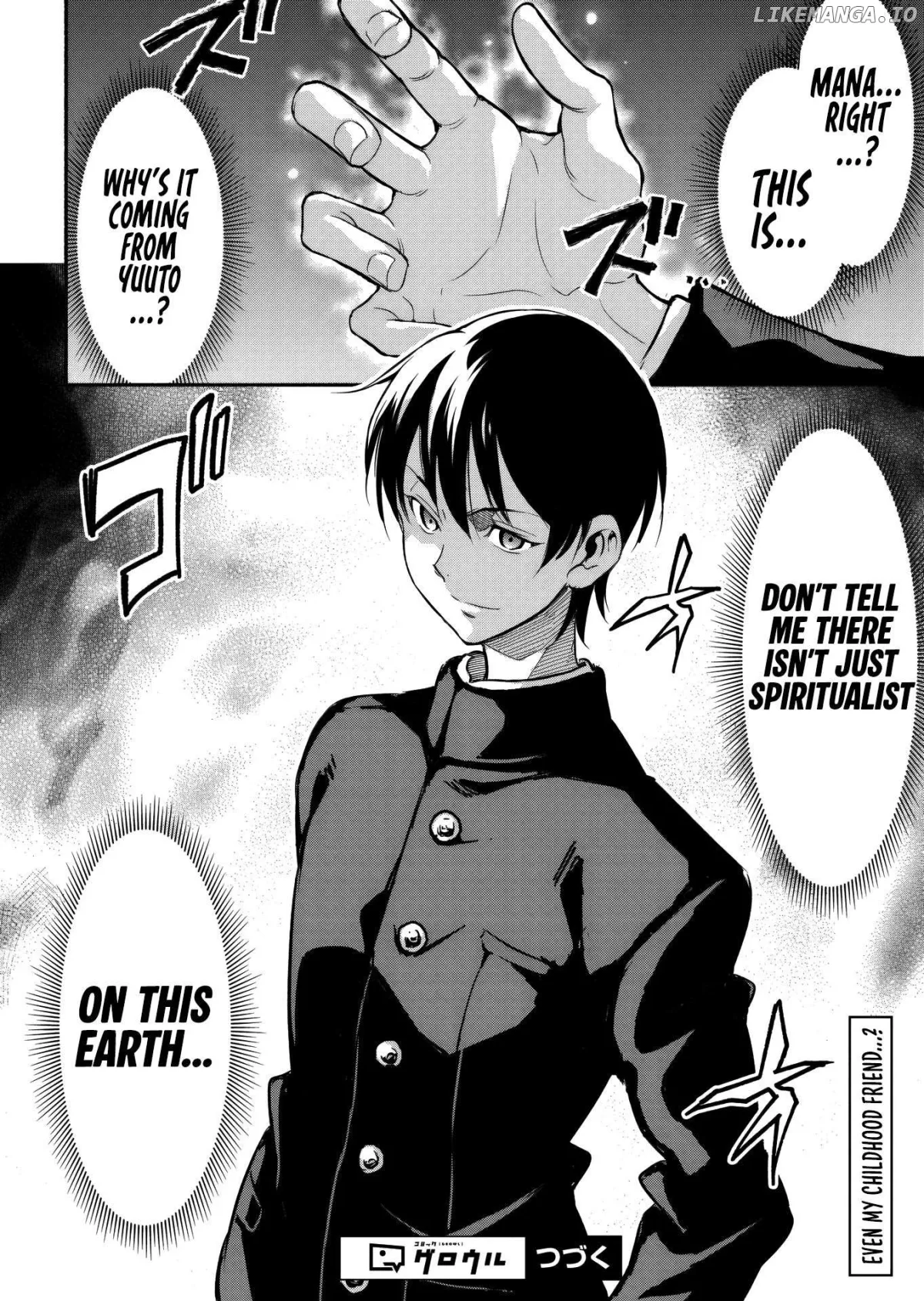 Isekai kara kikan shitara chikyuu mo kanari fantajiu deshita. Ato, makeheroin-domo kocchi minna. Chapter 3.2 page 12 - 