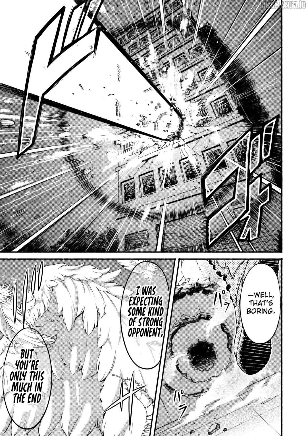 Isekai kara kikan shitara chikyuu mo kanari fantajiu deshita. Ato, makeheroin-domo kocchi minna. Chapter 5 page 36 - 