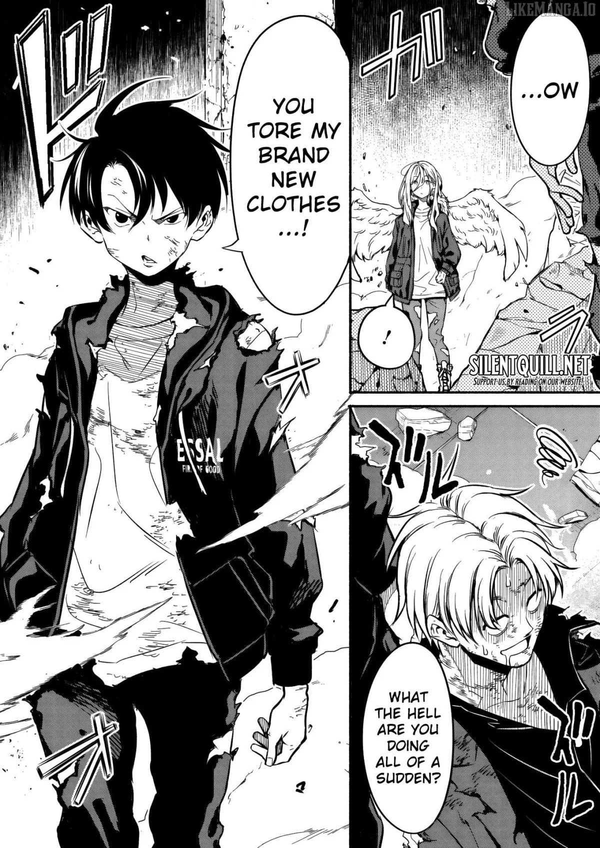Isekai kara kikan shitara chikyuu mo kanari fantajiu deshita. Ato, makeheroin-domo kocchi minna. Chapter 5 page 38 - 