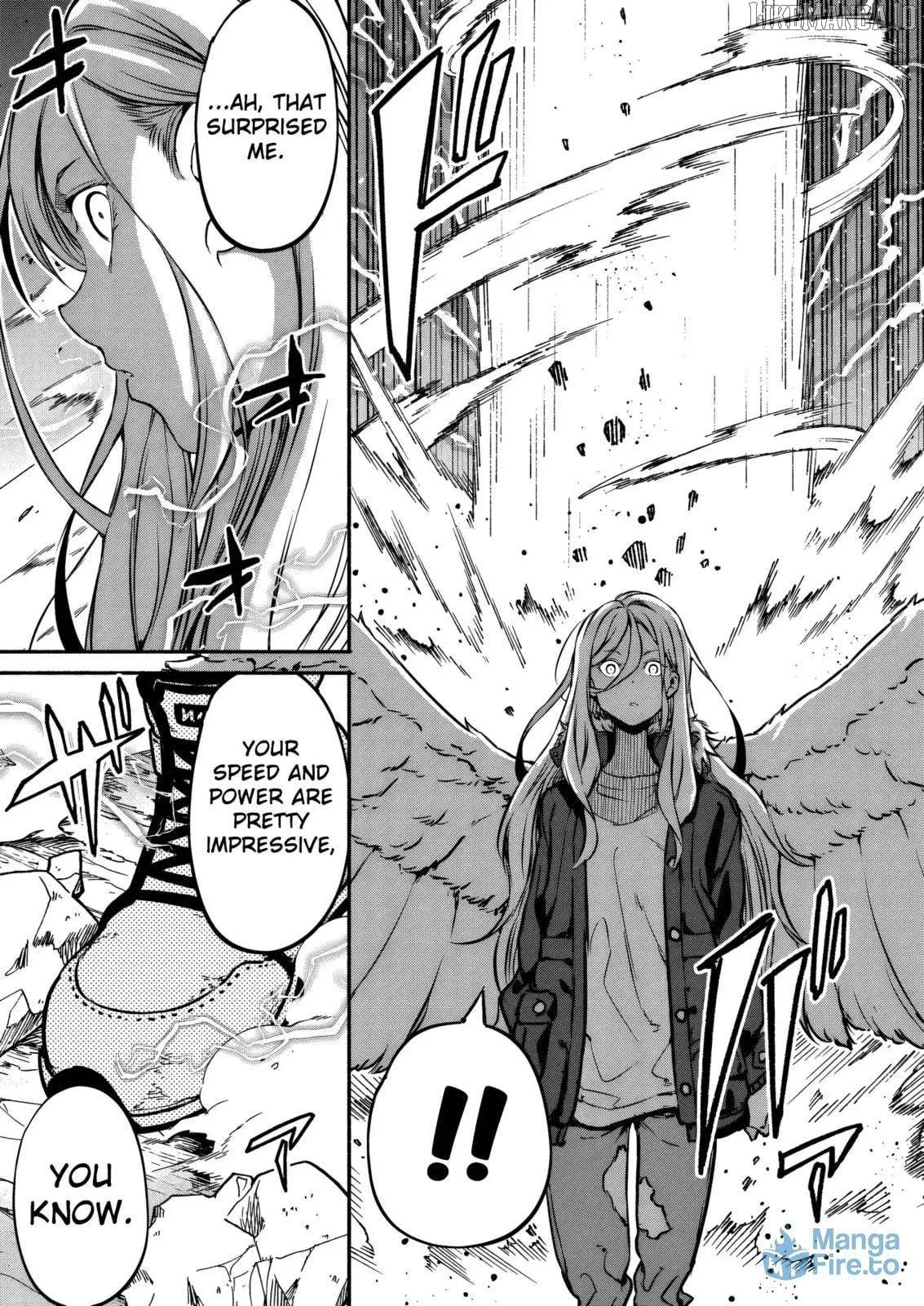 Isekai kara kikan shitara chikyuu mo kanari fantajiu deshita. Ato, makeheroin-domo kocchi minna. Chapter 6 page 12 - 