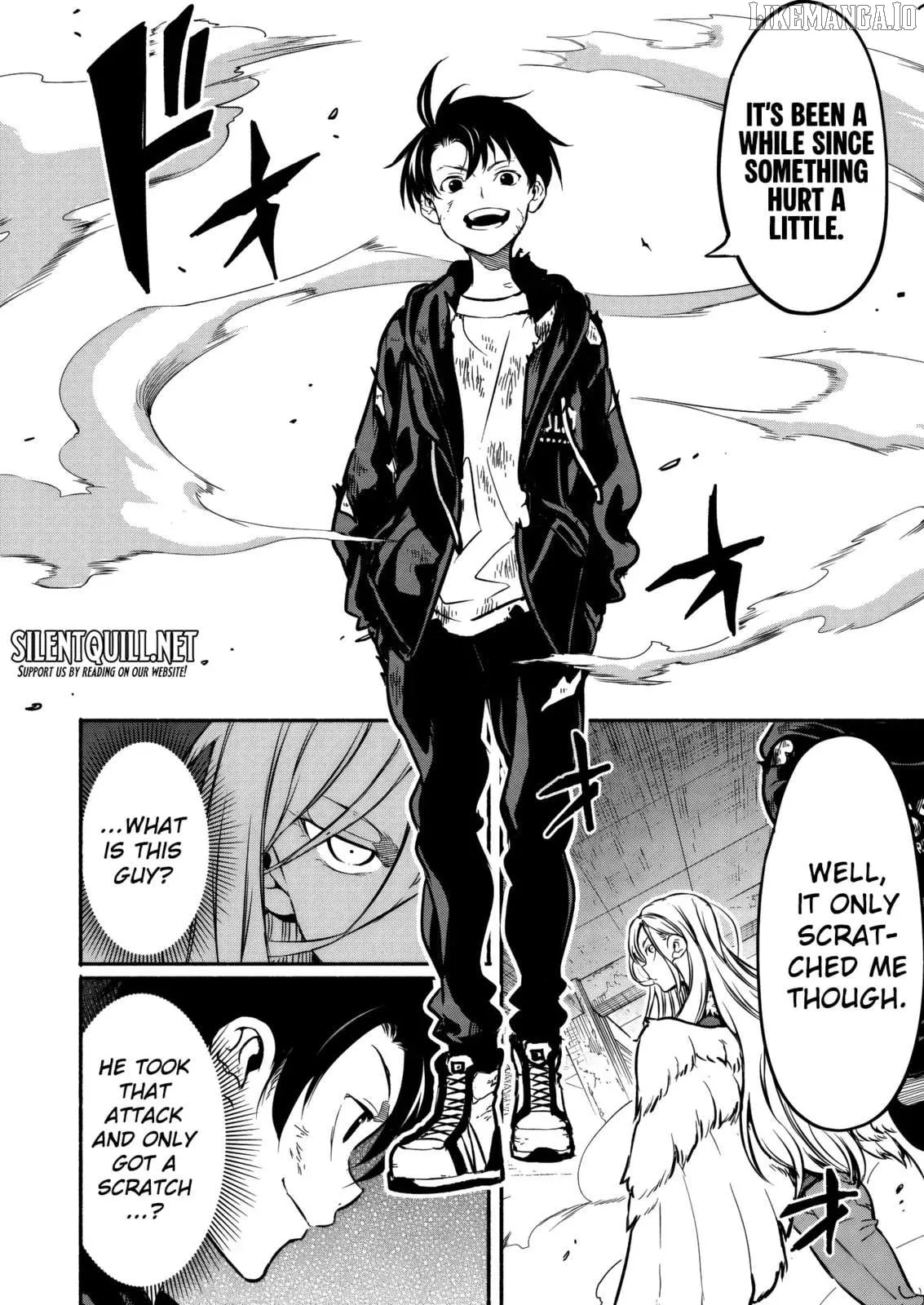 Isekai kara kikan shitara chikyuu mo kanari fantajiu deshita. Ato, makeheroin-domo kocchi minna. Chapter 6 page 13 - 
