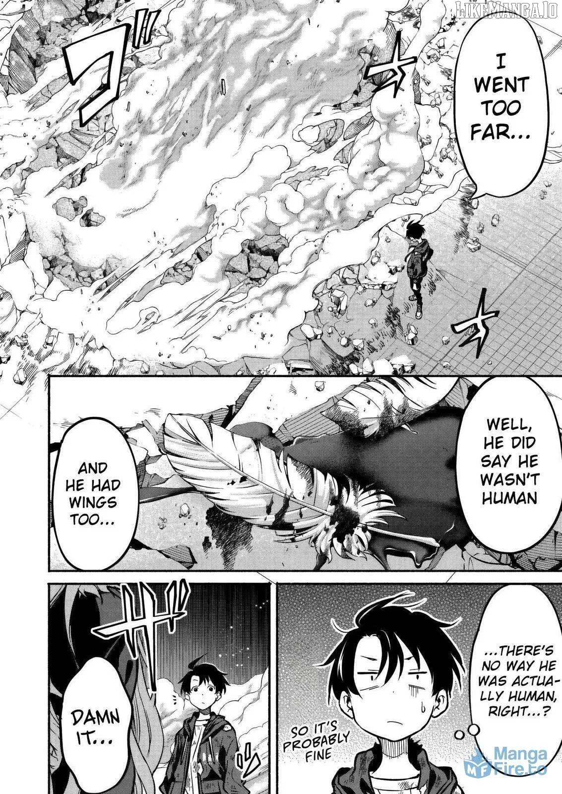 Isekai kara kikan shitara chikyuu mo kanari fantajiu deshita. Ato, makeheroin-domo kocchi minna. Chapter 6 page 27 - 