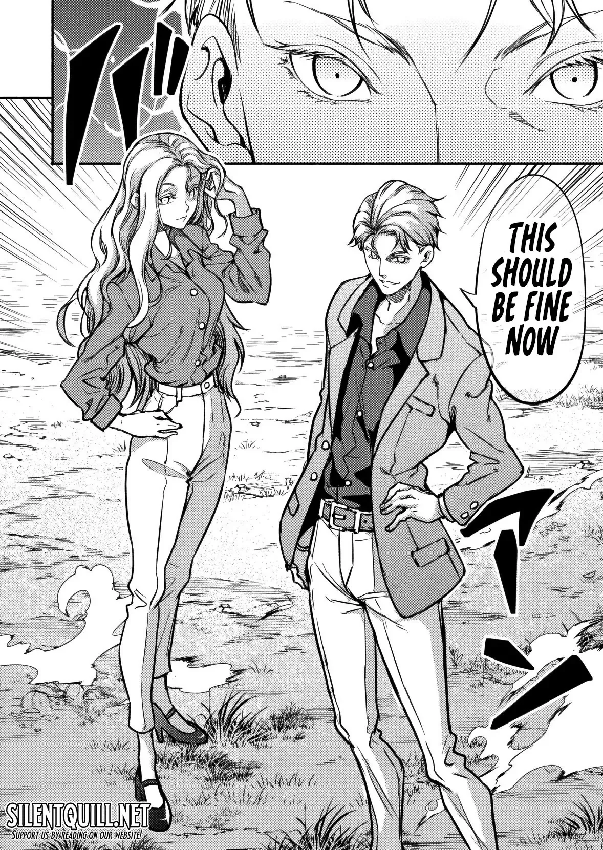 Isekai kara kikan shitara chikyuu mo kanari fantajiu deshita. Ato, makeheroin-domo kocchi minna. Chapter 7 page 18 - 