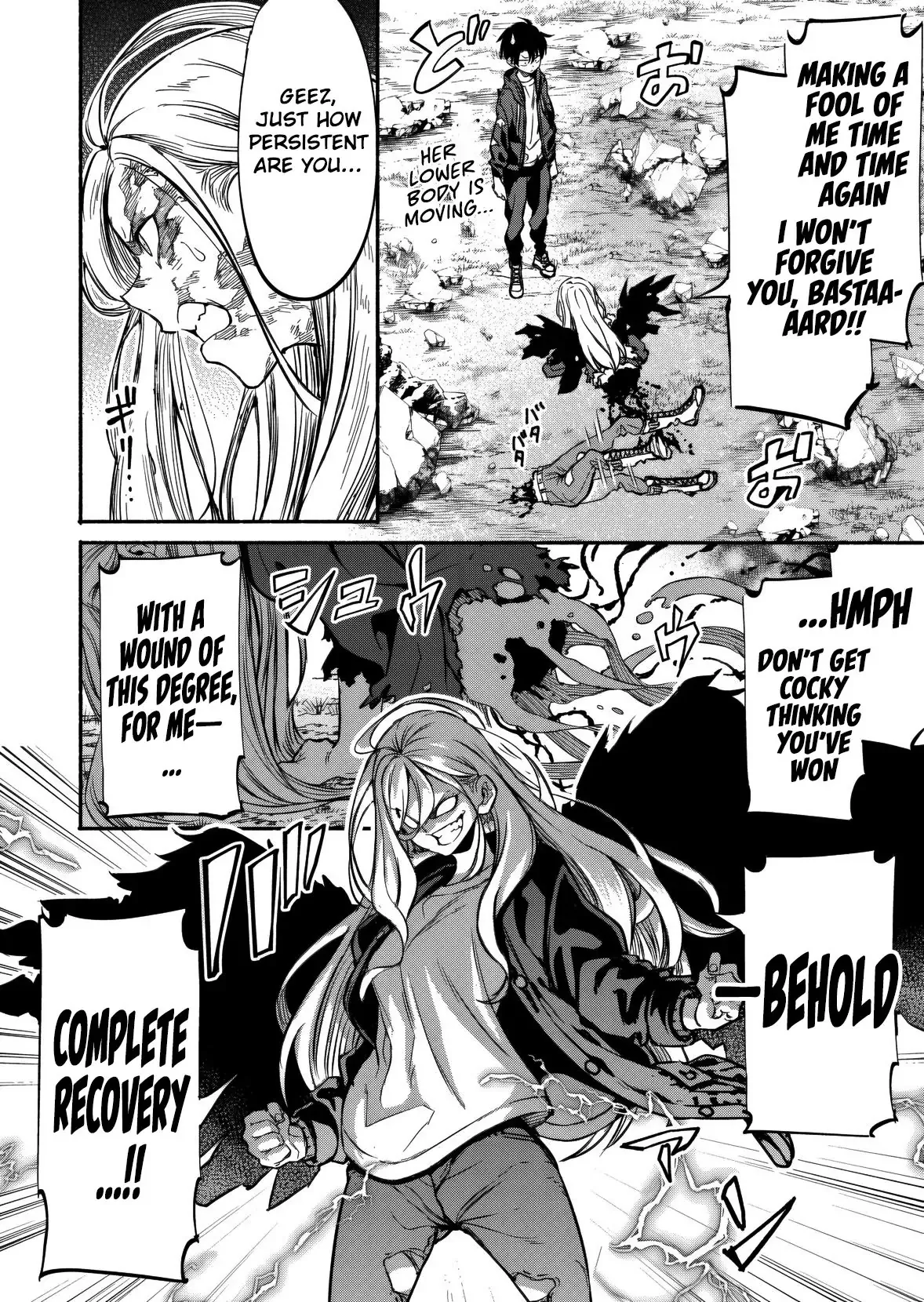 Isekai kara kikan shitara chikyuu mo kanari fantajiu deshita. Ato, makeheroin-domo kocchi minna. Chapter 7 page 6 - 