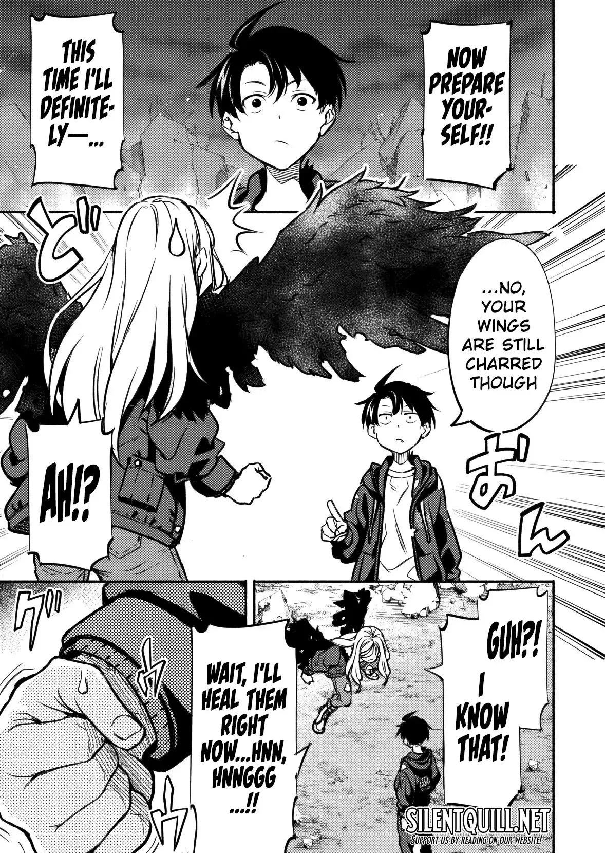 Isekai kara kikan shitara chikyuu mo kanari fantajiu deshita. Ato, makeheroin-domo kocchi minna. Chapter 7 page 7 - 