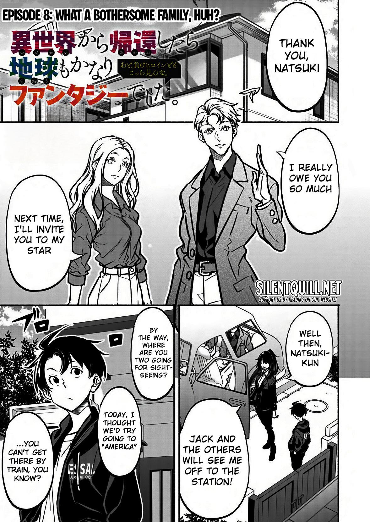 Isekai kara Kikan Shitara Chikyuu mo Kanari Fantasy deshita. Ato, Make Heroine-domo Kocchi Minna. Chapter 8 page 2 - 