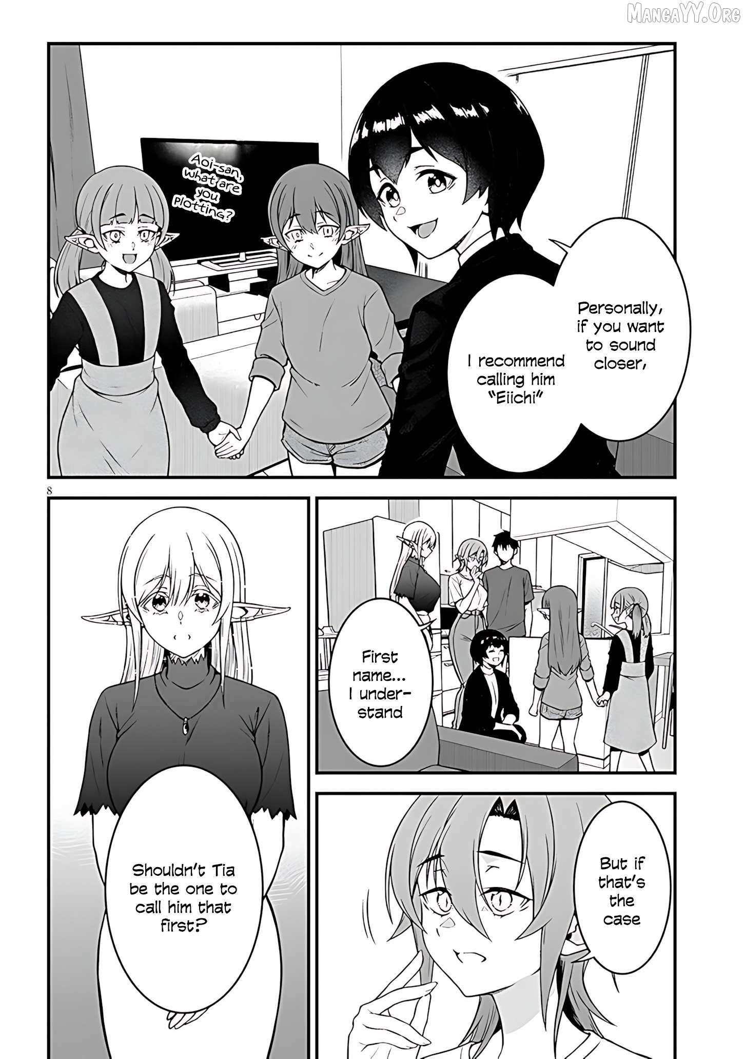 Isekai Kara Kita Elf to Tomo ni Sugosu Nichijou Chapter 10 page 10 - 