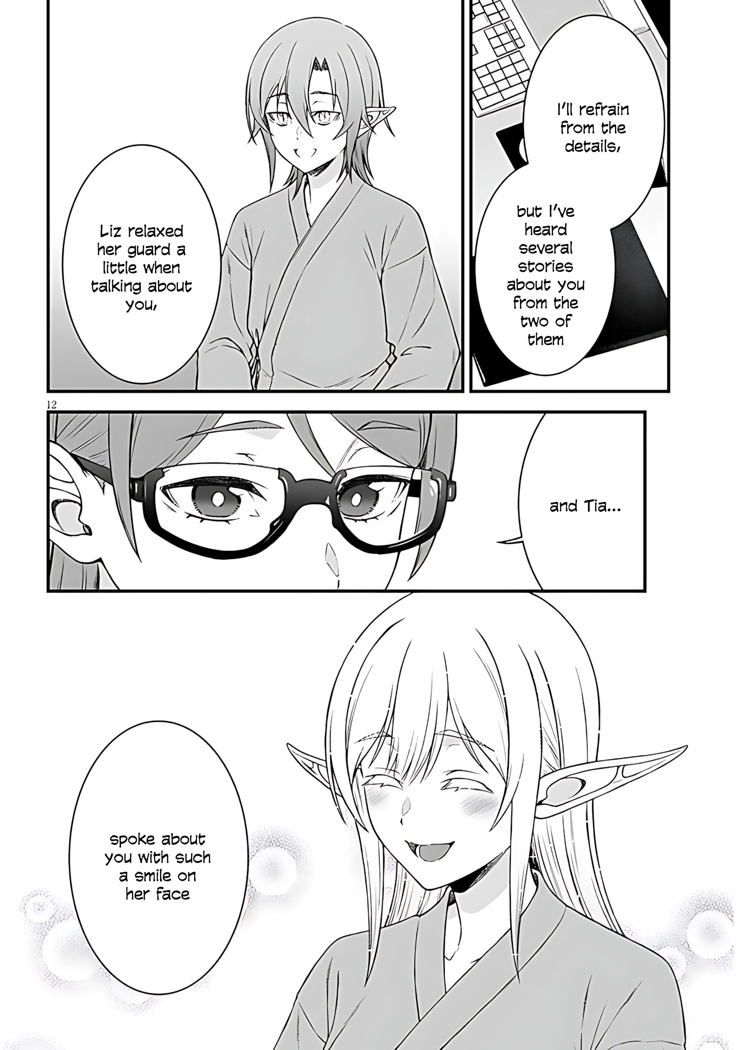 Isekai Kara Kita Elf to Tomo ni Sugosu Nichijou Chapter 11 page 14 - 