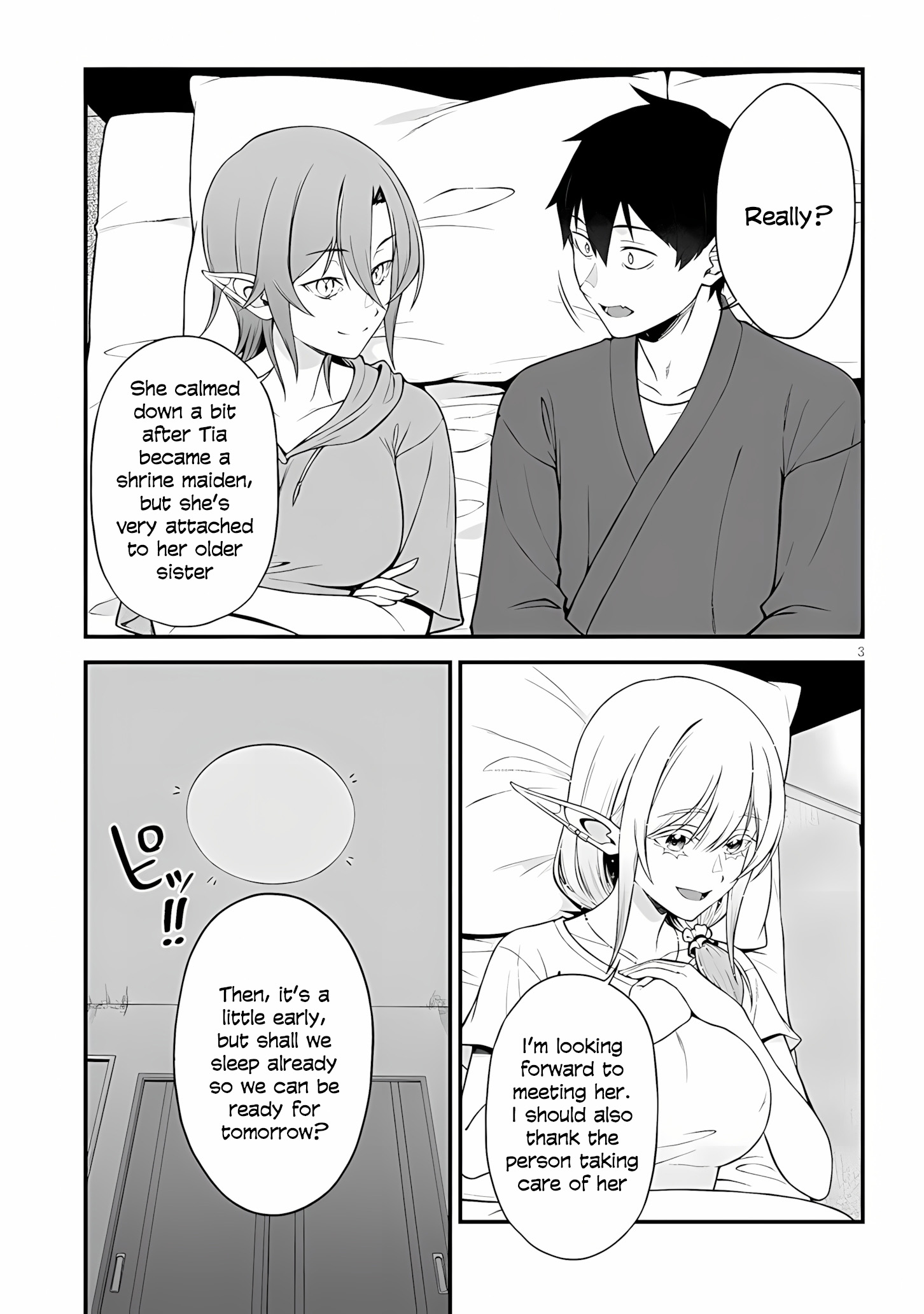 Isekai Kara Kita Elf to Tomo ni Sugosu Nichijou Chapter 12 page 14 - 