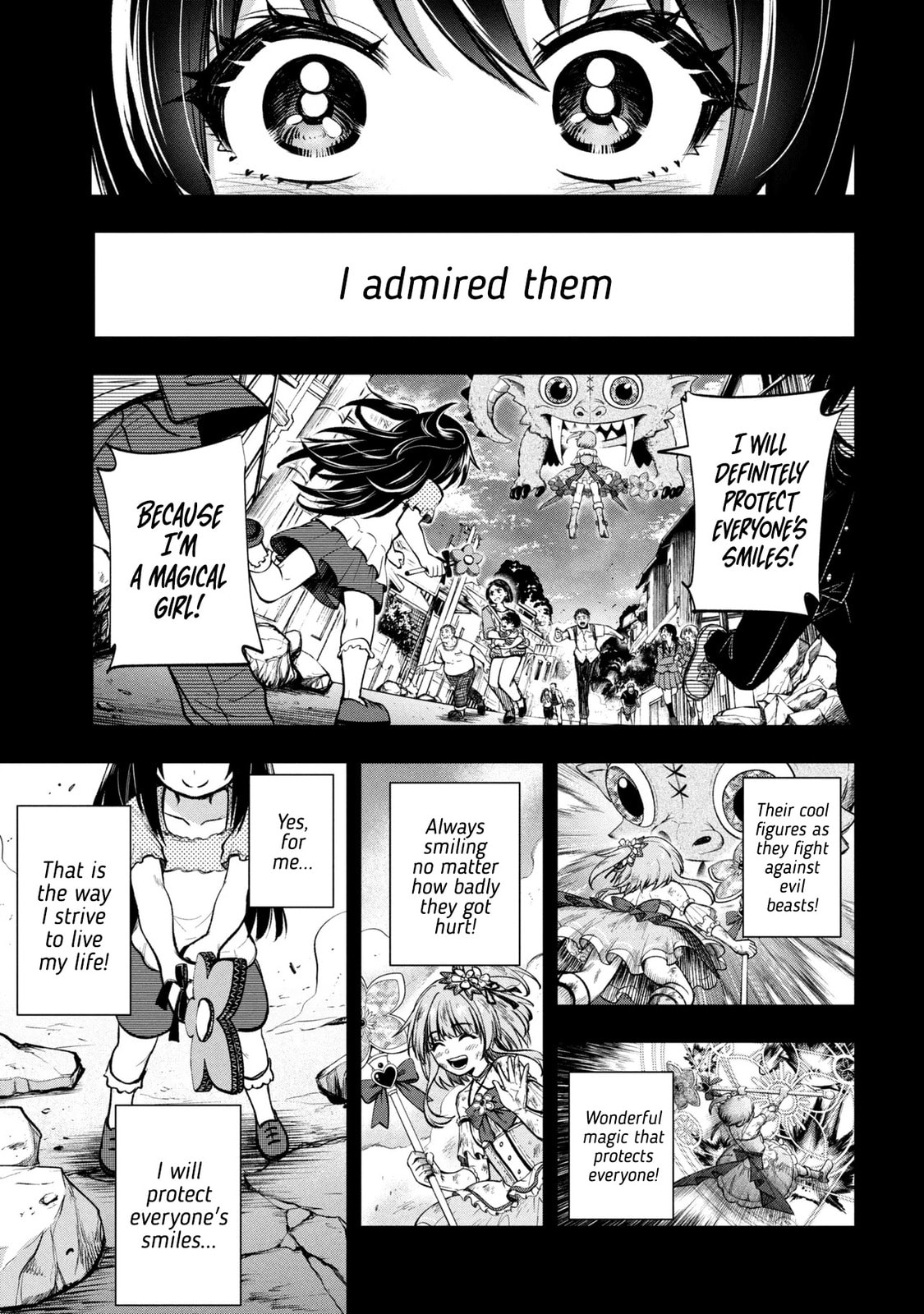 Isekai Mahou Shoujo Radical☆Haruna Chapter 1 page 4 - 