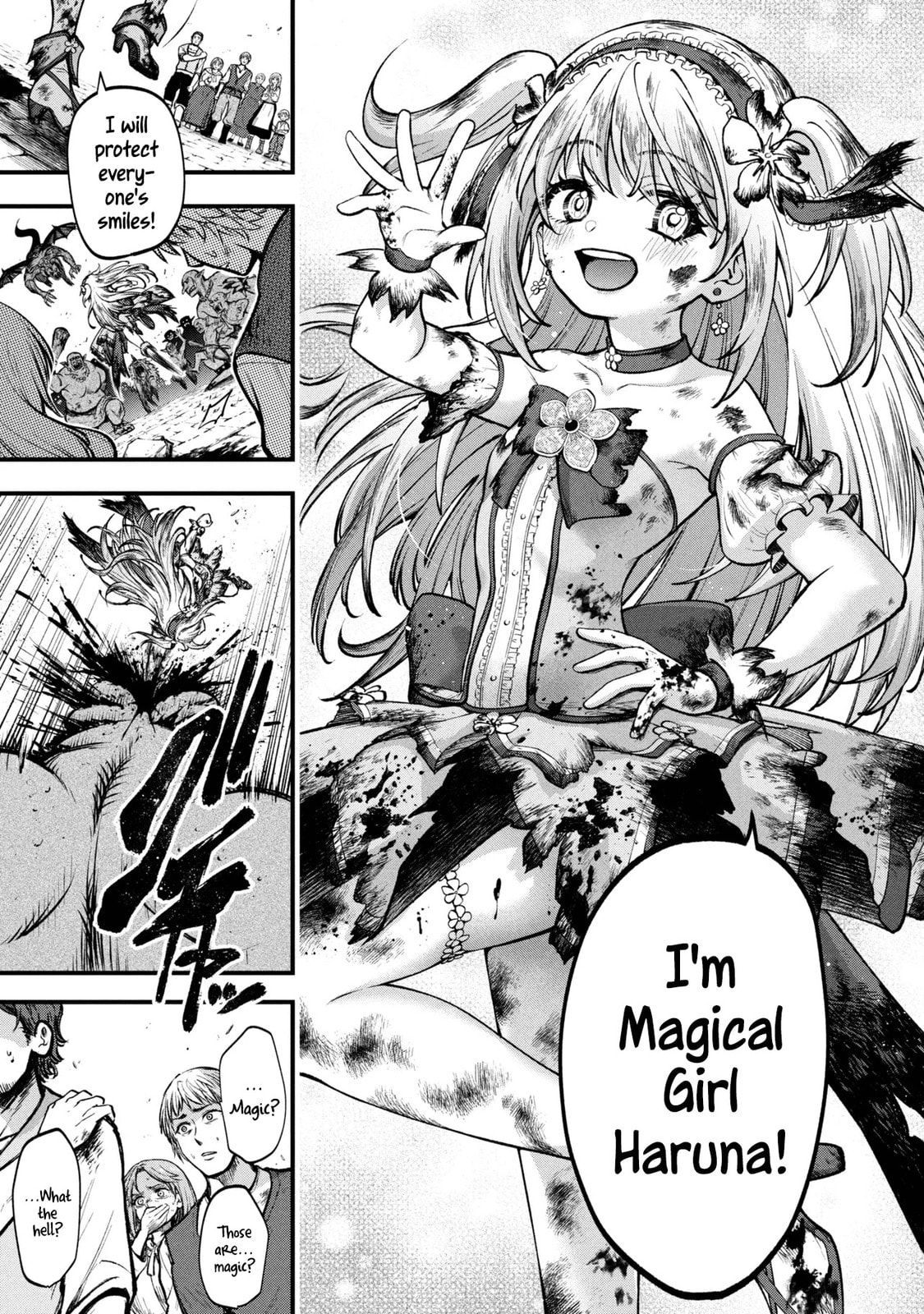Isekai Mahou Shoujo Radical☆Haruna Chapter 1 page 45 - 