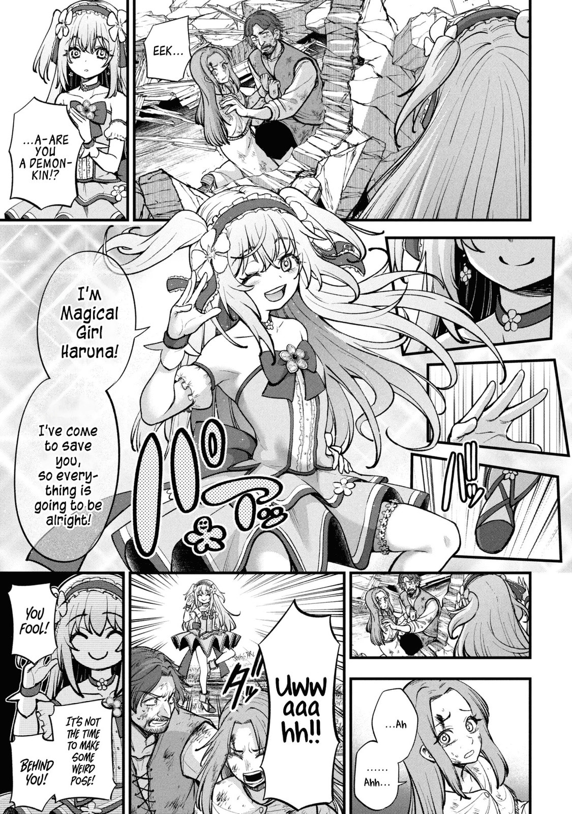 Isekai Mahou Shoujo Radical☆Haruna Chapter 2 page 15 - 