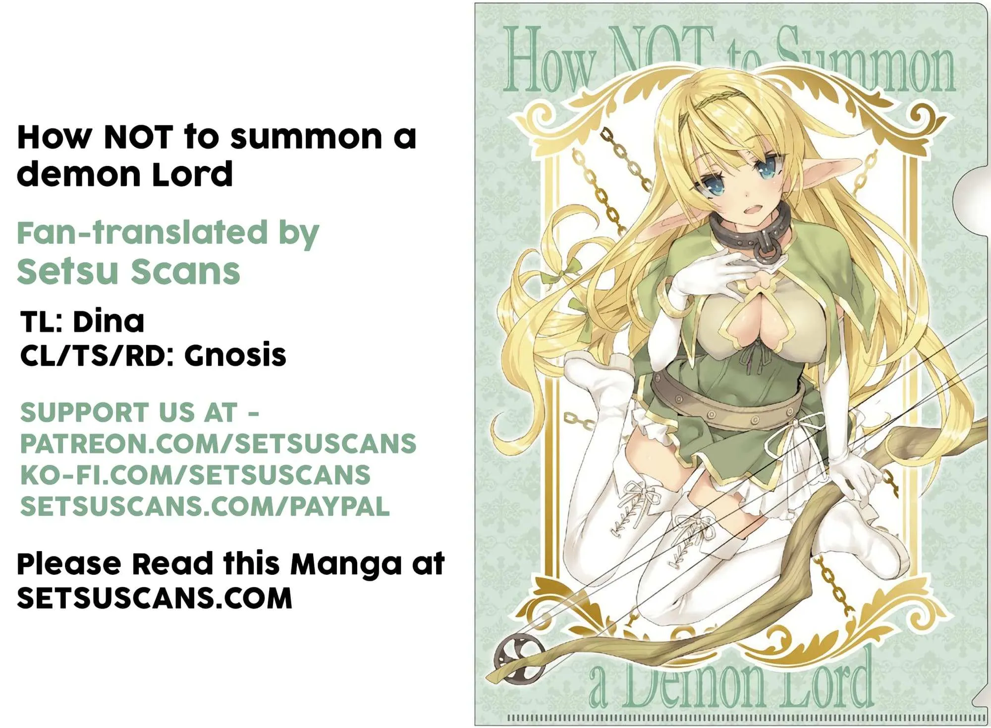 Isekai Maou To Shoukan Shoujo No Dorei Majutsu Chapter 102.2 page 1 - 