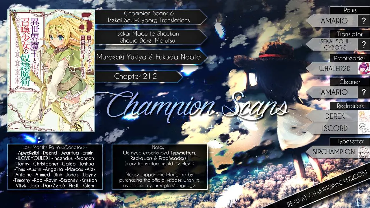 Isekai Maou To Shoukan Shoujo No Dorei Majutsu Chapter 21.2 page 2 - 