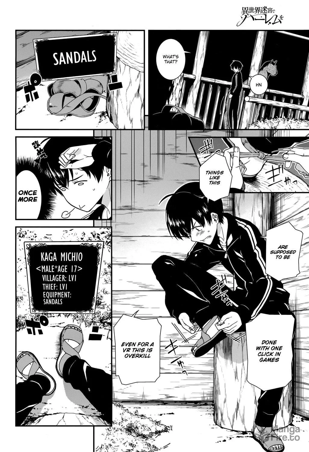 Isekai Meikyuu de Harem o Chapter 1 page 9 - 
