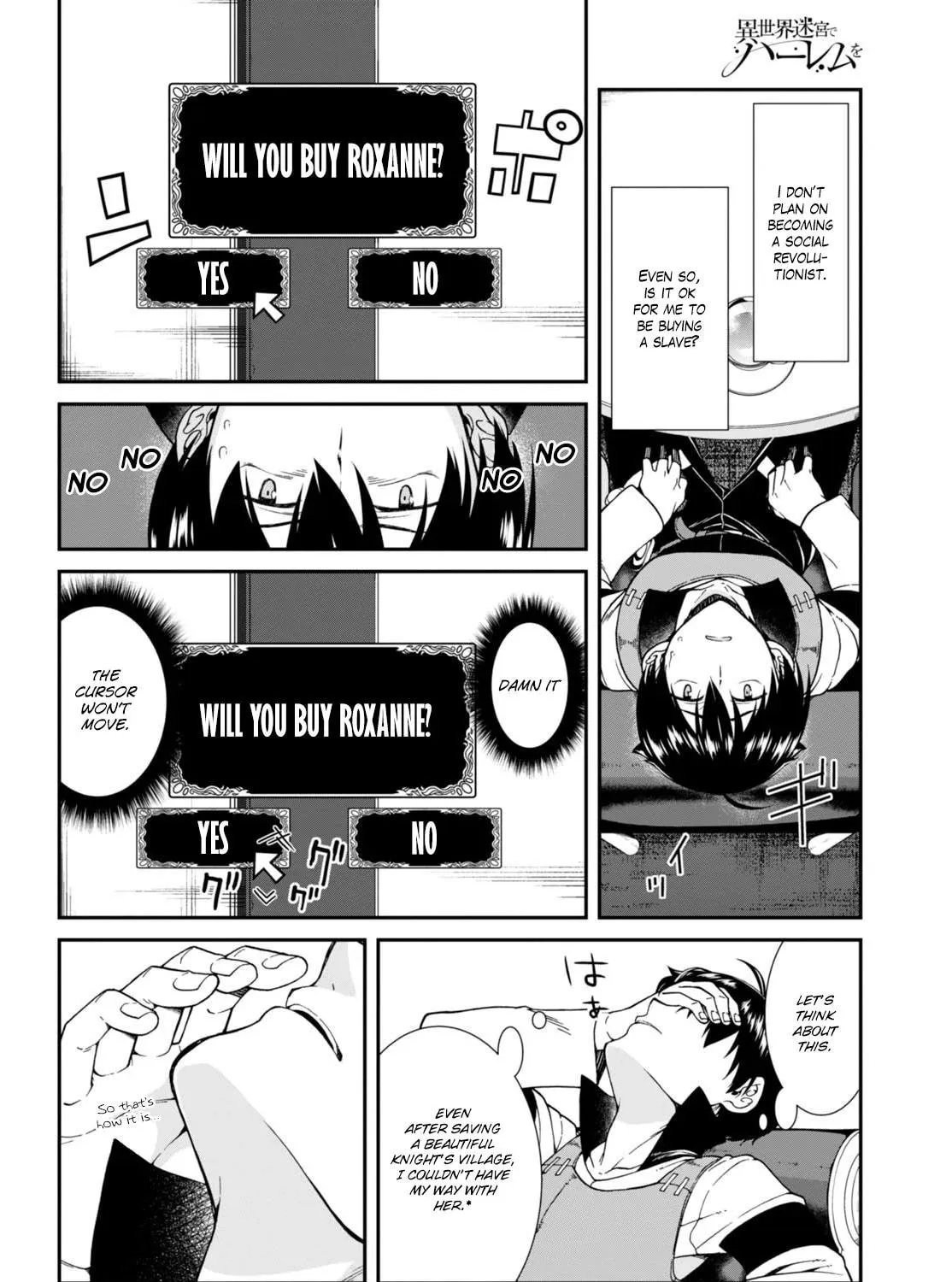Isekai Meikyuu de Harem o Chapter 3.2 page 36 - 