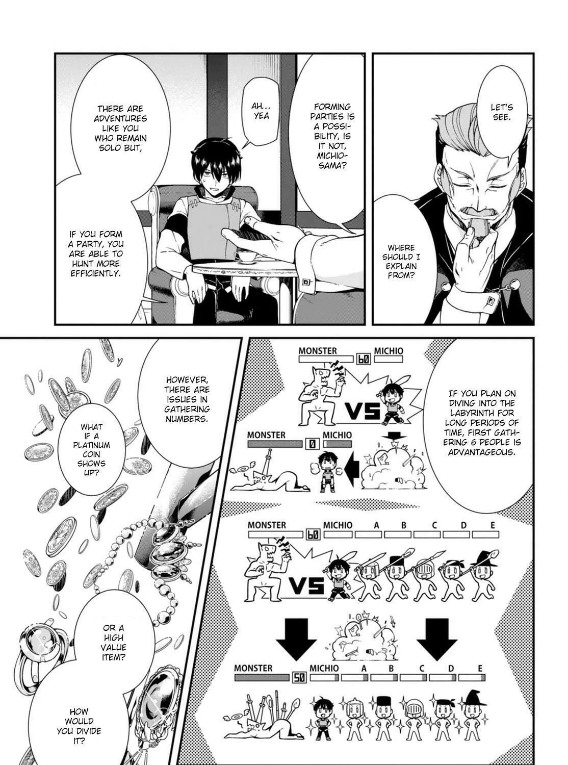 Isekai Meikyuu de Harem o Chapter 3.2 page 6 - 