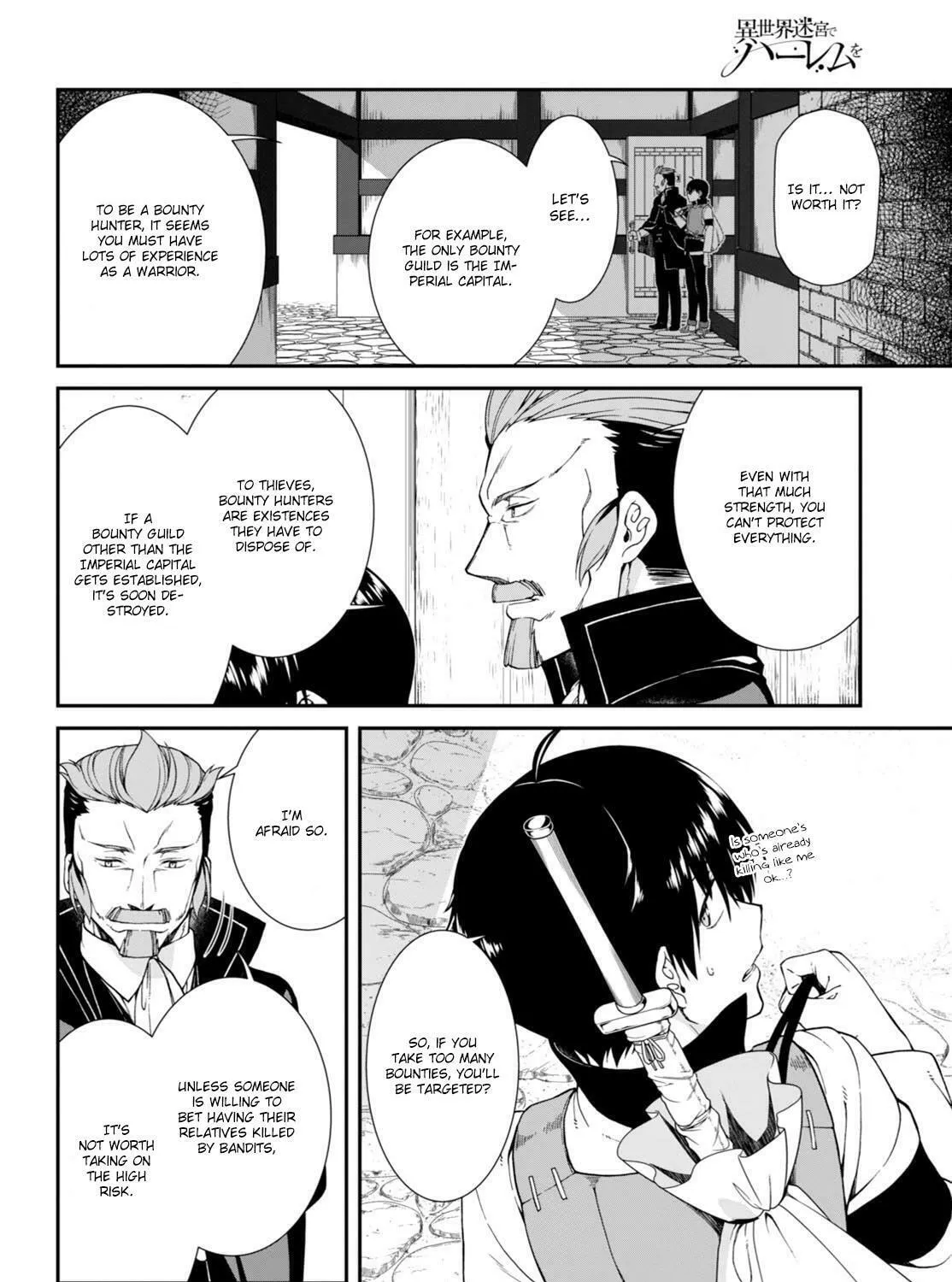 Isekai Meikyuu de Harem o Chapter 3.2 page 56 - 
