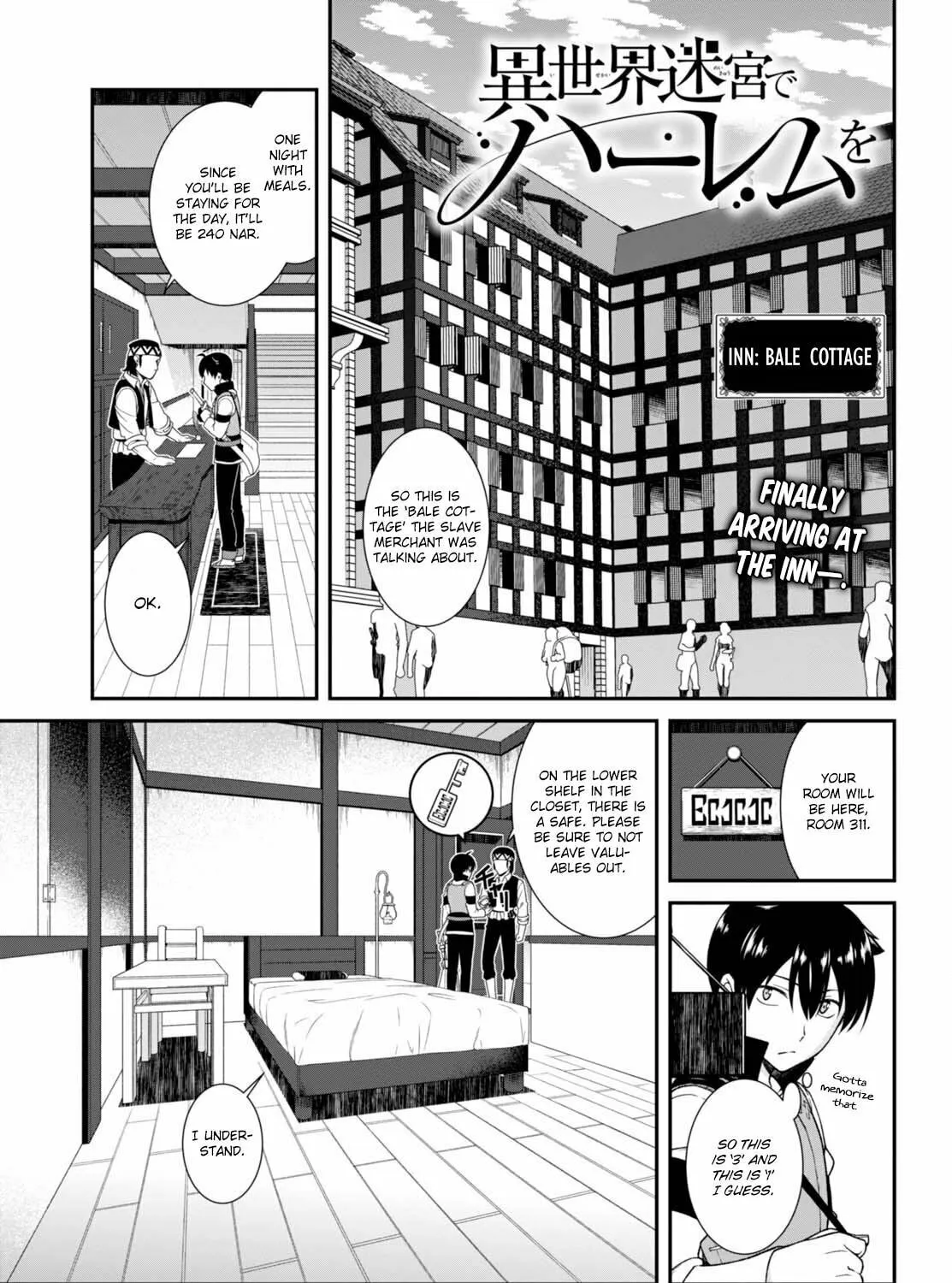 Isekai Meikyuu de Harem o Chapter 4.1 page 2 - 