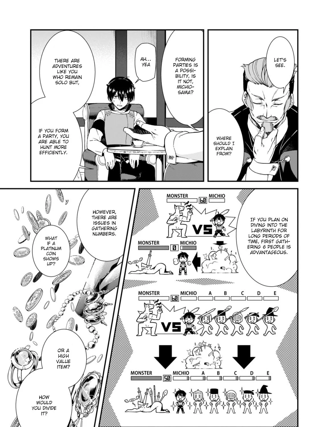 Isekai Meikyuu de Harem o Chapter 4 page 6 - 
