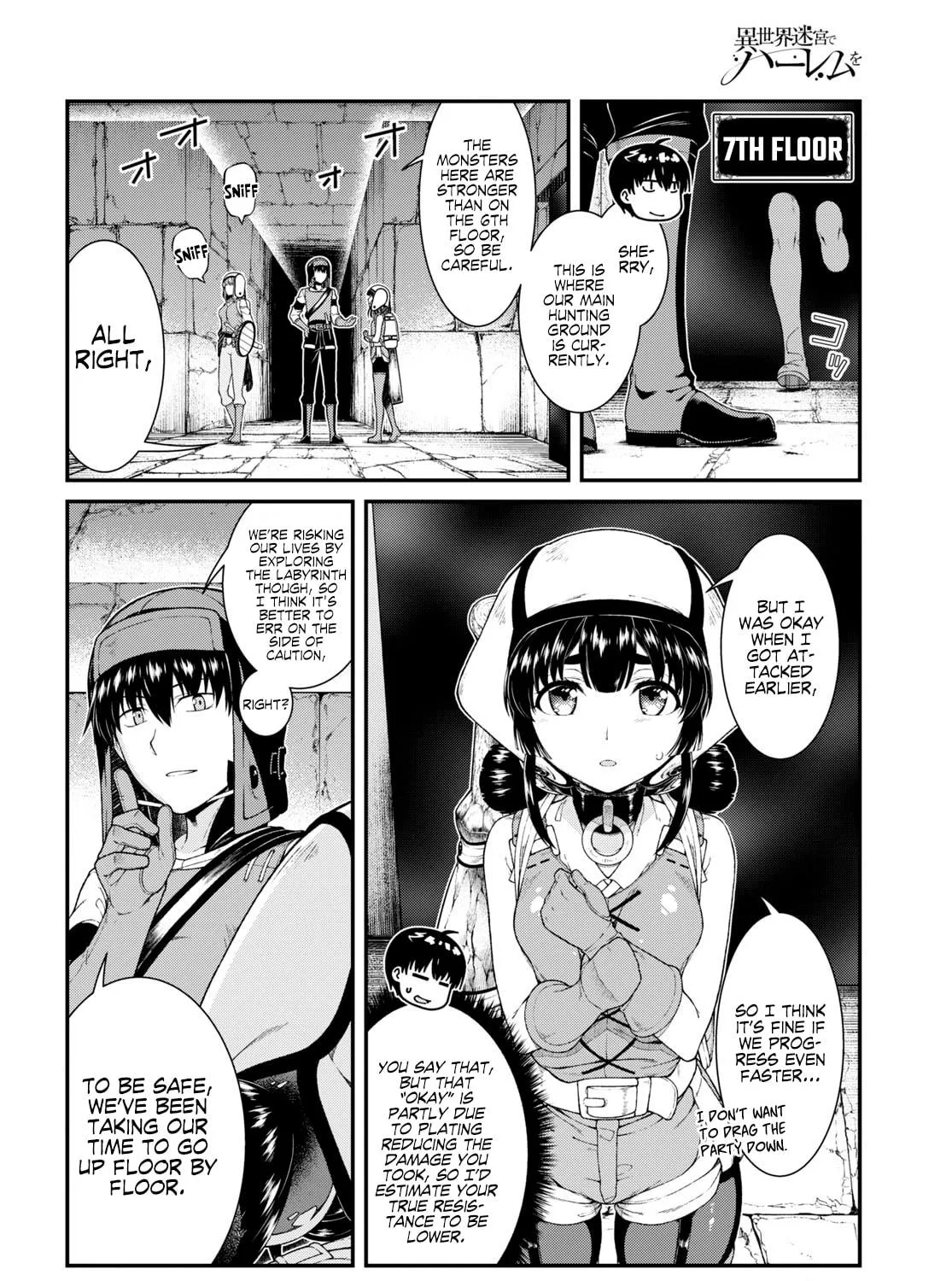 Isekai Meikyuu de Harem o Chapter 46 page 17 - 