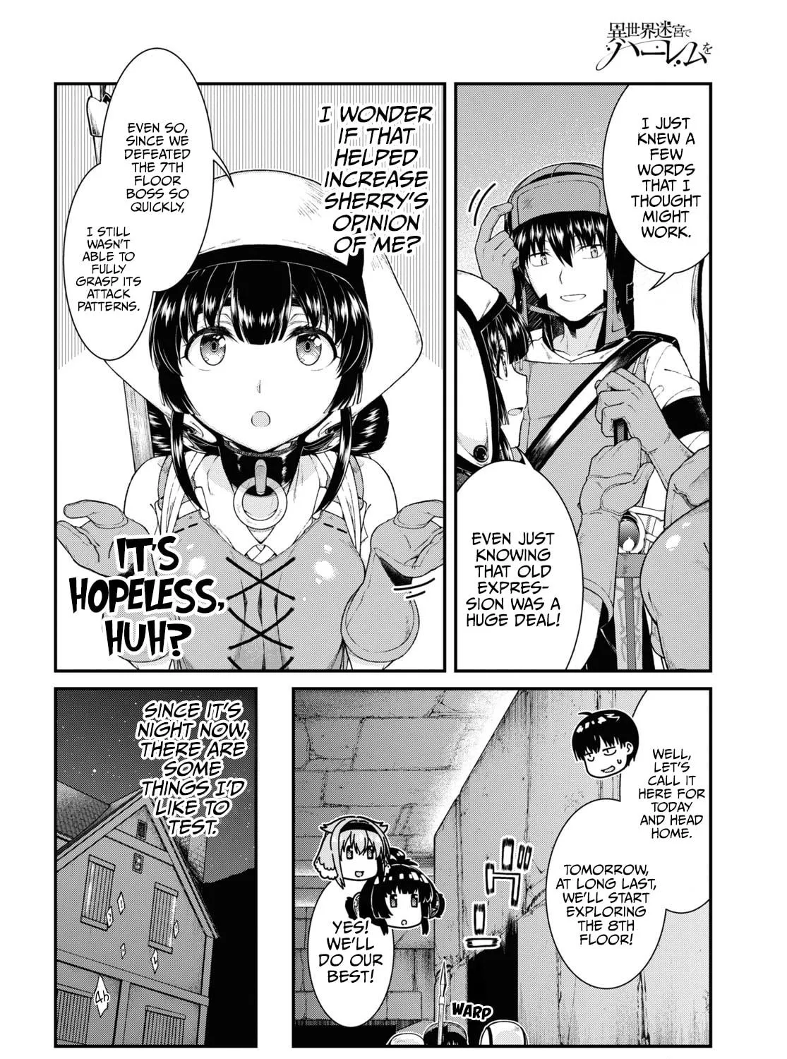 Isekai Meikyuu de Harem o Chapter 50 page 19 - 