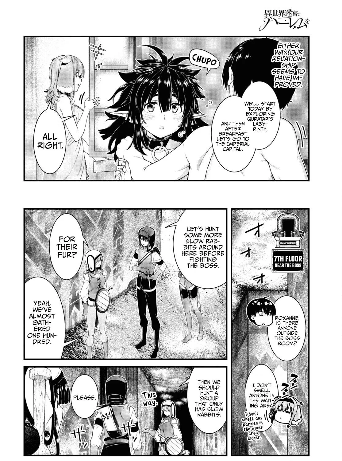 Isekai Meikyuu de Harem o Chapter 55 page 9 - 
