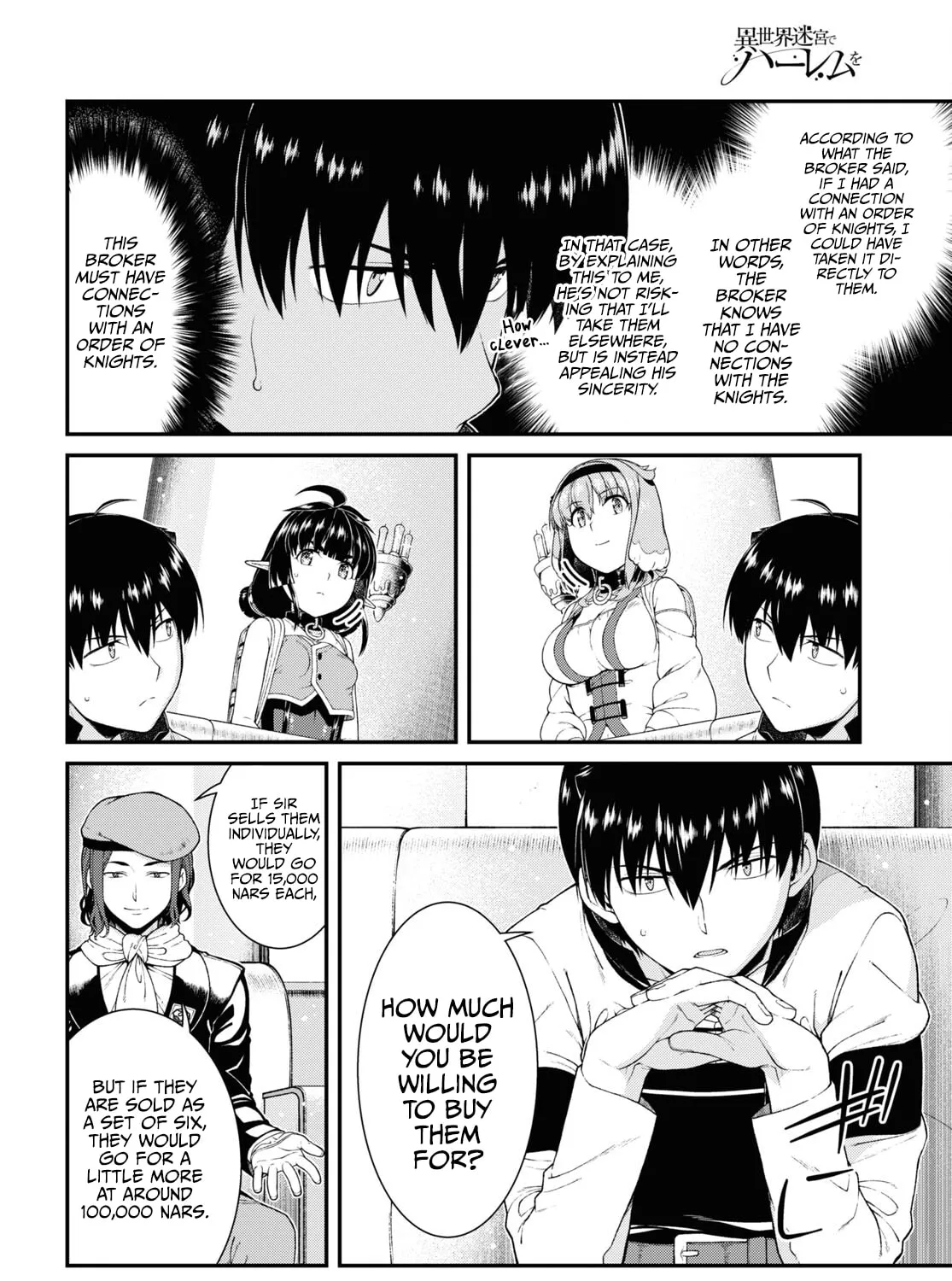Isekai Meikyuu de Harem o Chapter 57 page 25 - 